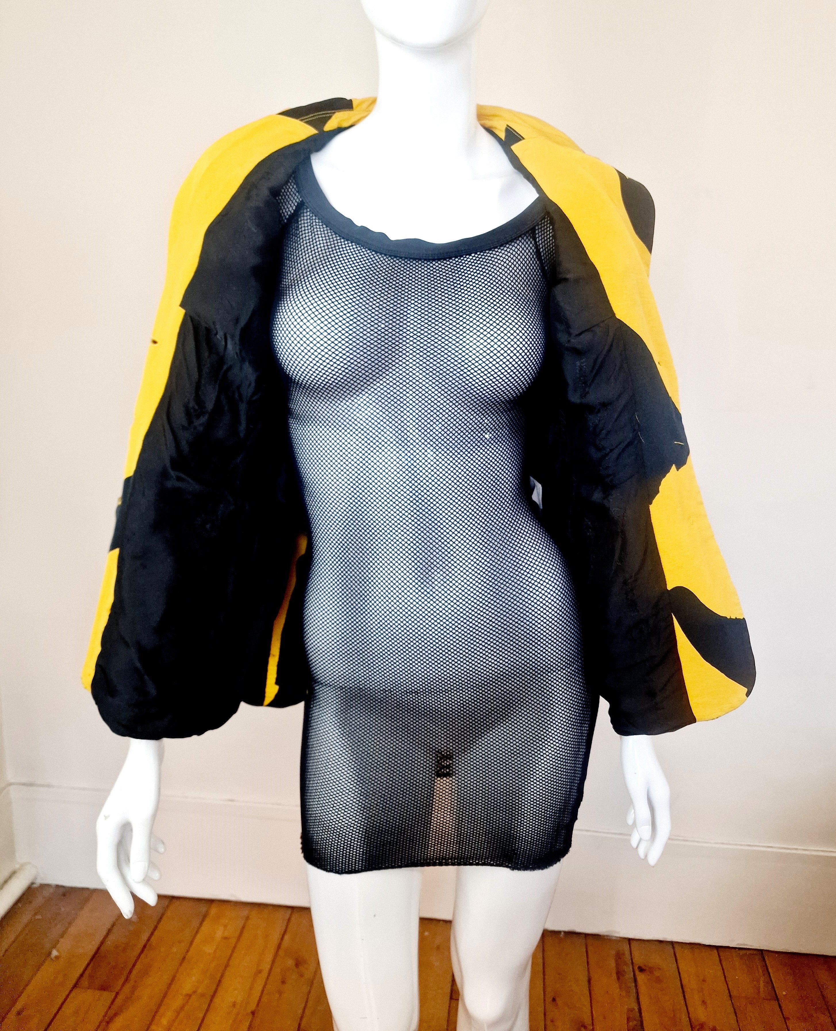Moschino Moschino Silhouette Black Figures Legs Arms Blazer Jacket Size M / US 6-8 / IT 42-44 - 6 Thumbnail