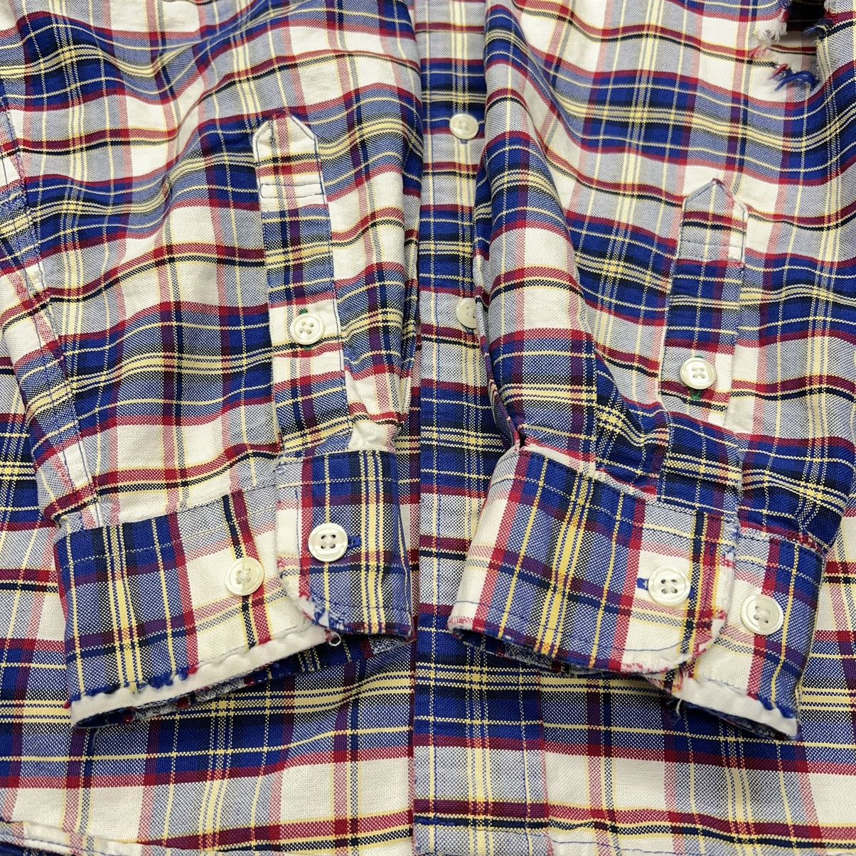 Tommy Hilfiger × Vintage VTG Tommy Hilfiger Shirt Plaid Button Down Long Sleeve Size US L / EU 52-54 / 3 - 11 Thumbnail