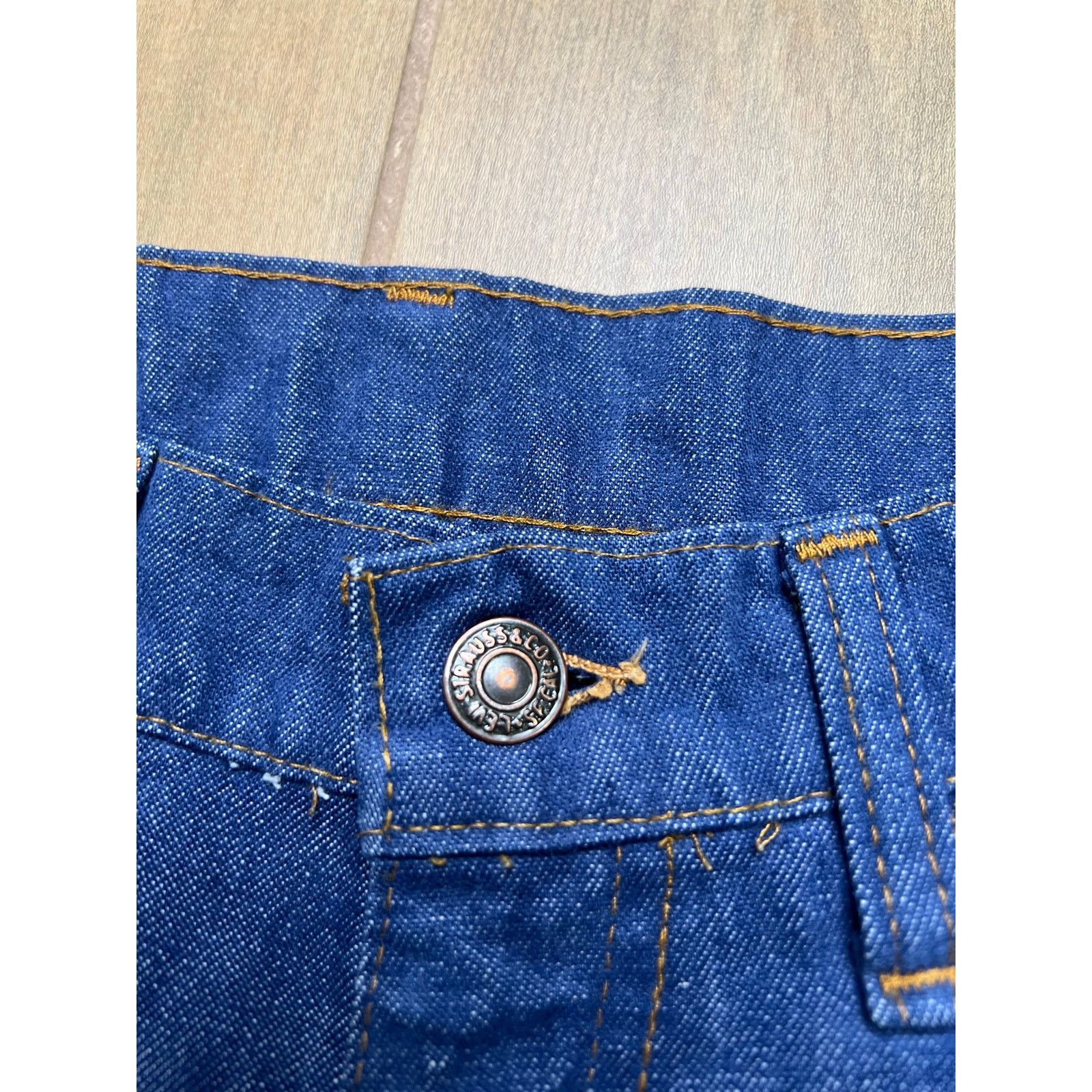 Levi's Vintage Levi’s Orange Tab Bootcut Jeans USA 1970s -80s denim Size US 33 - 12 Thumbnail