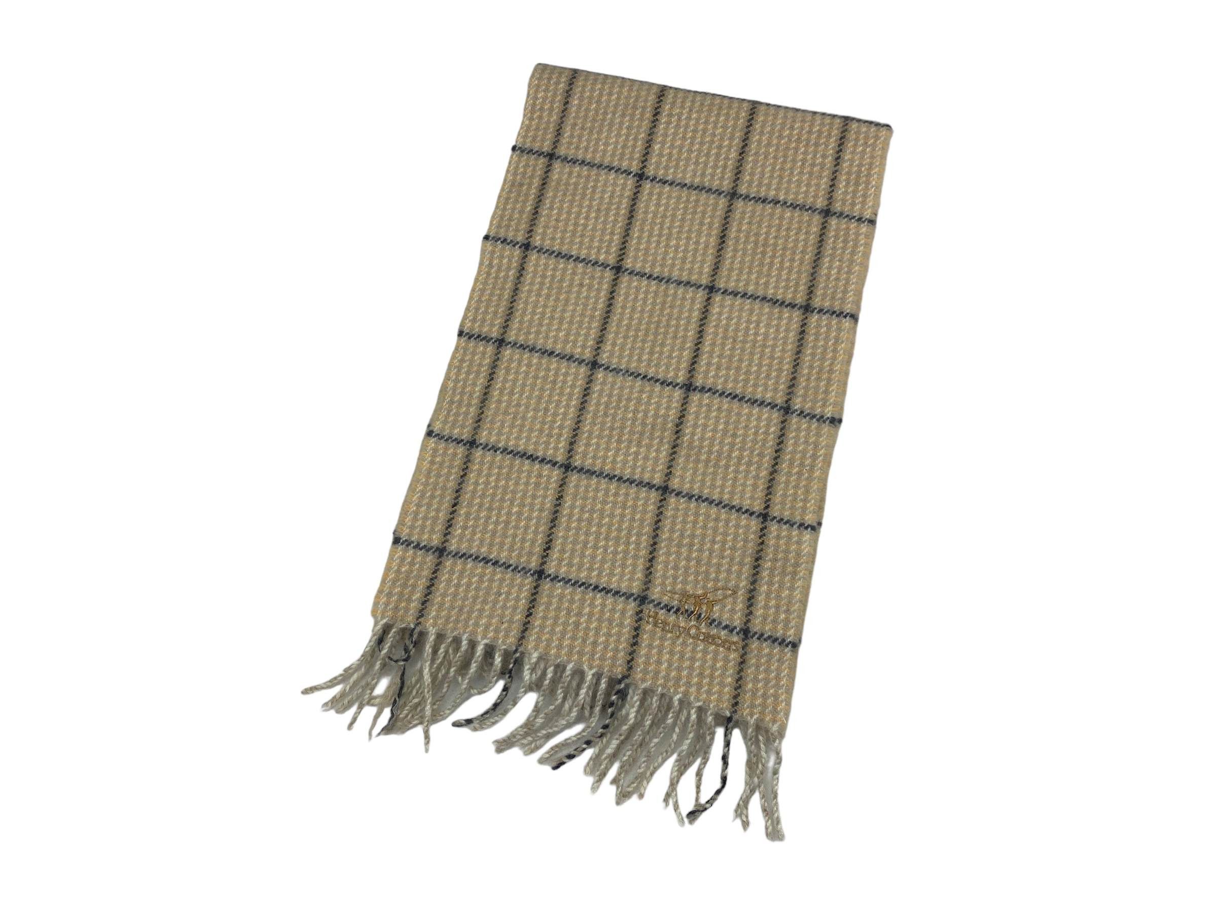Henry Cotton's × Vintage Vintage Henry Cottons Checkered Scarf Wool 90s Made in Italy Size ONE SIZE - 4 Thumbnail