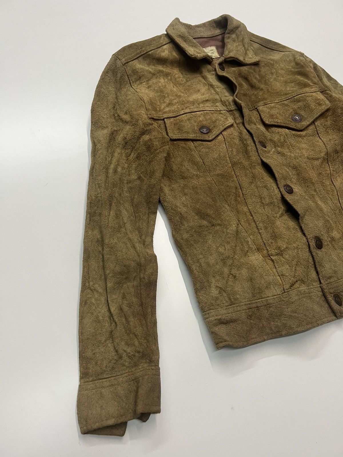Johnbull JOHN BULL LEATHER TRUCKER JACKET Size US S / EU 44-46 / 1 - 3 Thumbnail