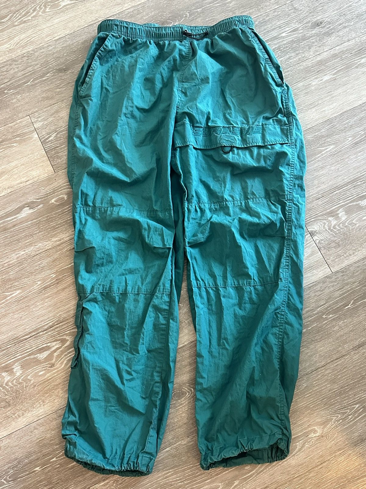 Supreme Supreme Nylon Drawstring Pants (Sz Medium) Size US 32 / EU 48 - 1 Thumbnail