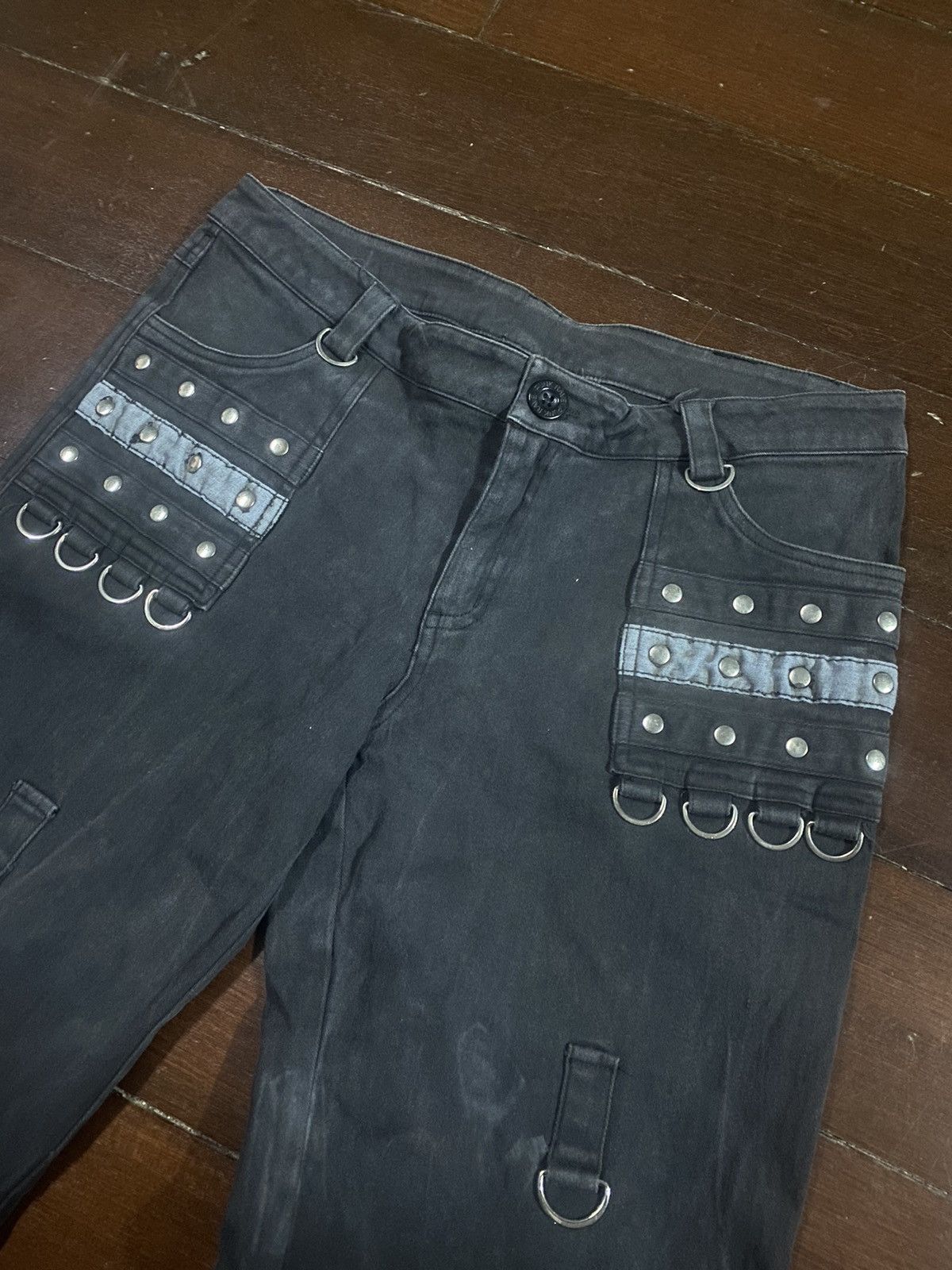 Hysteric Glamour rare punk rave zipper studded punk design Size US 31 - 7 Thumbnail