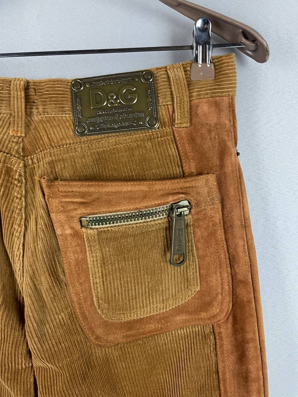 Dolce & Gabbana Dolce&Gabbana Denim Pants Brown y2k Size US 29 - 11 Thumbnail
