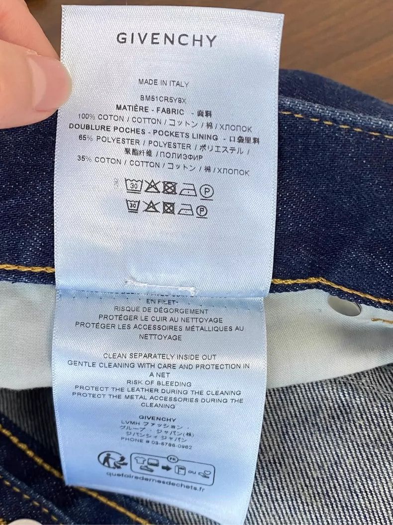 Givenchy Givenchy 24 New Denim Jeans Work Pants 2506-Nextarrow Size US 29 - 7 Thumbnail