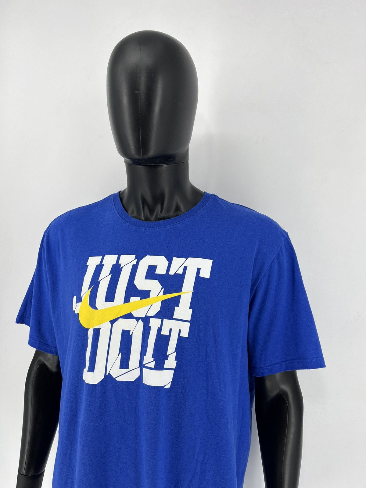 Nike × Vintage Vintage 90s NIKE JUST DO IT SWOOSH Tee Streetwear Y2K Style Size US XXL / EU 58 / 5 - 4 Thumbnail