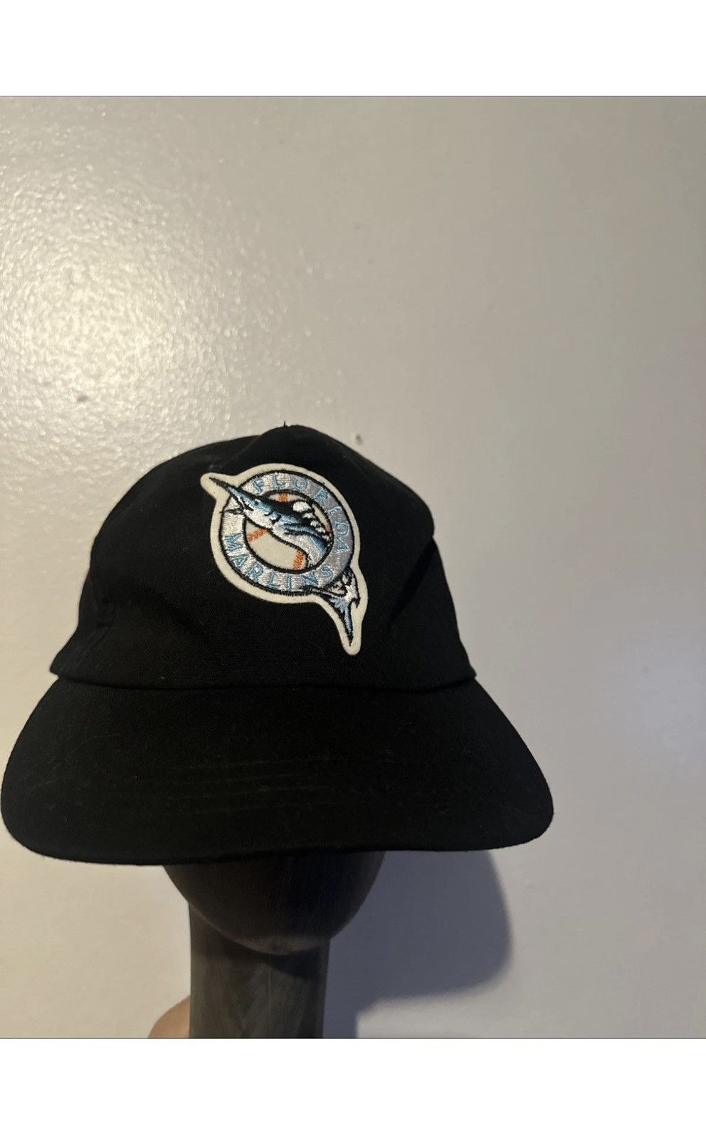 MLB Vintage 90s Florida Marlins Snapback MLB Cap w/ Patch black Size ONE SIZE - 1 Thumbnail