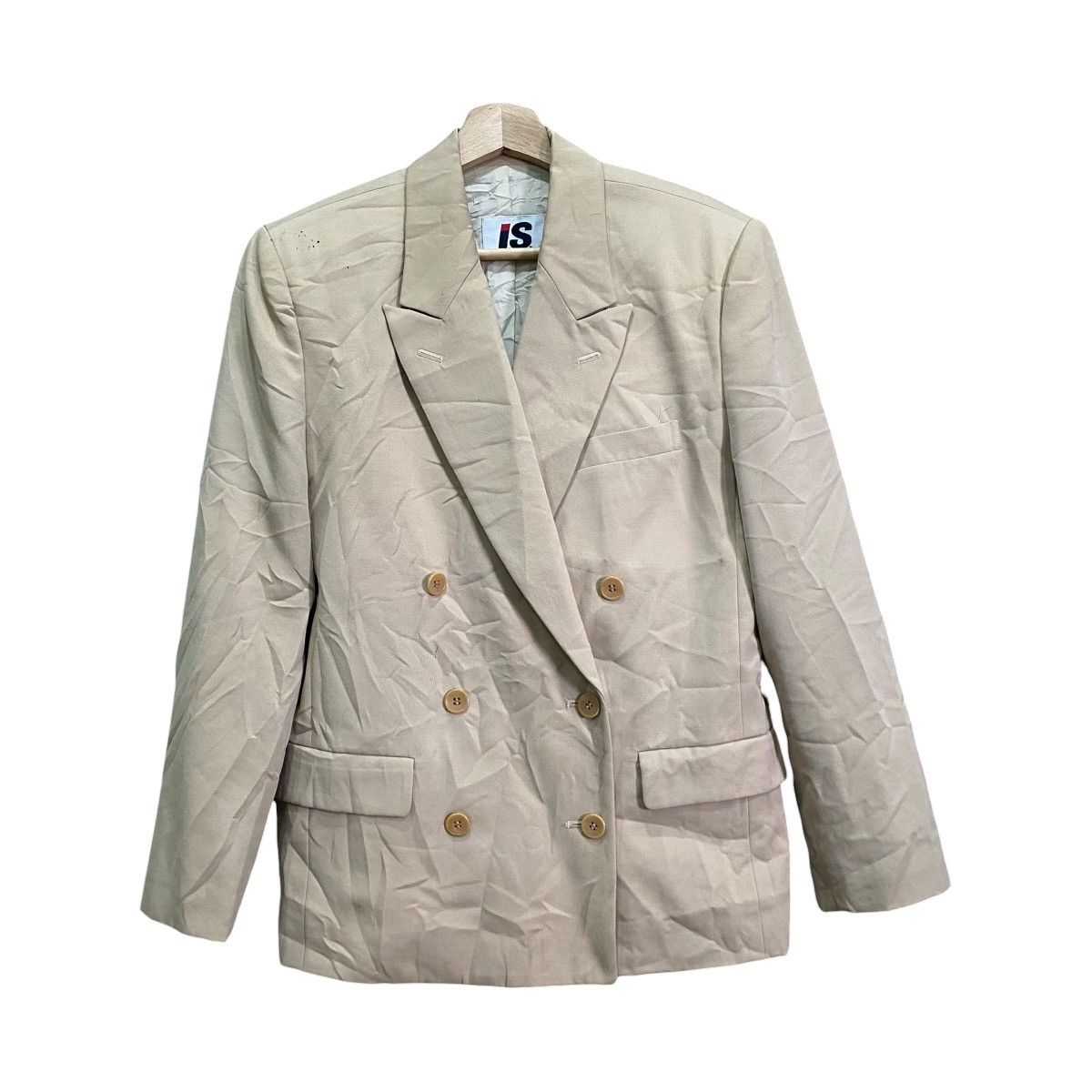 Issey Miyake IS Issey Miyake Double Breasted Blazer Jacket Size US M / EU 48-50 / 2 - 1 Thumbnail