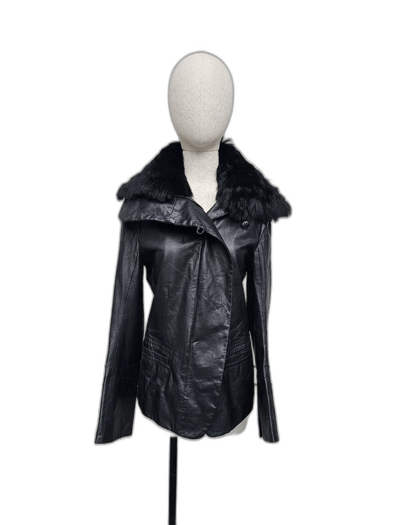 Ann Demeulemeester Ann Demeulemeester Women's Leather Jacket Size M / US 6-8 / IT 42-44 - 1 Thumbnail