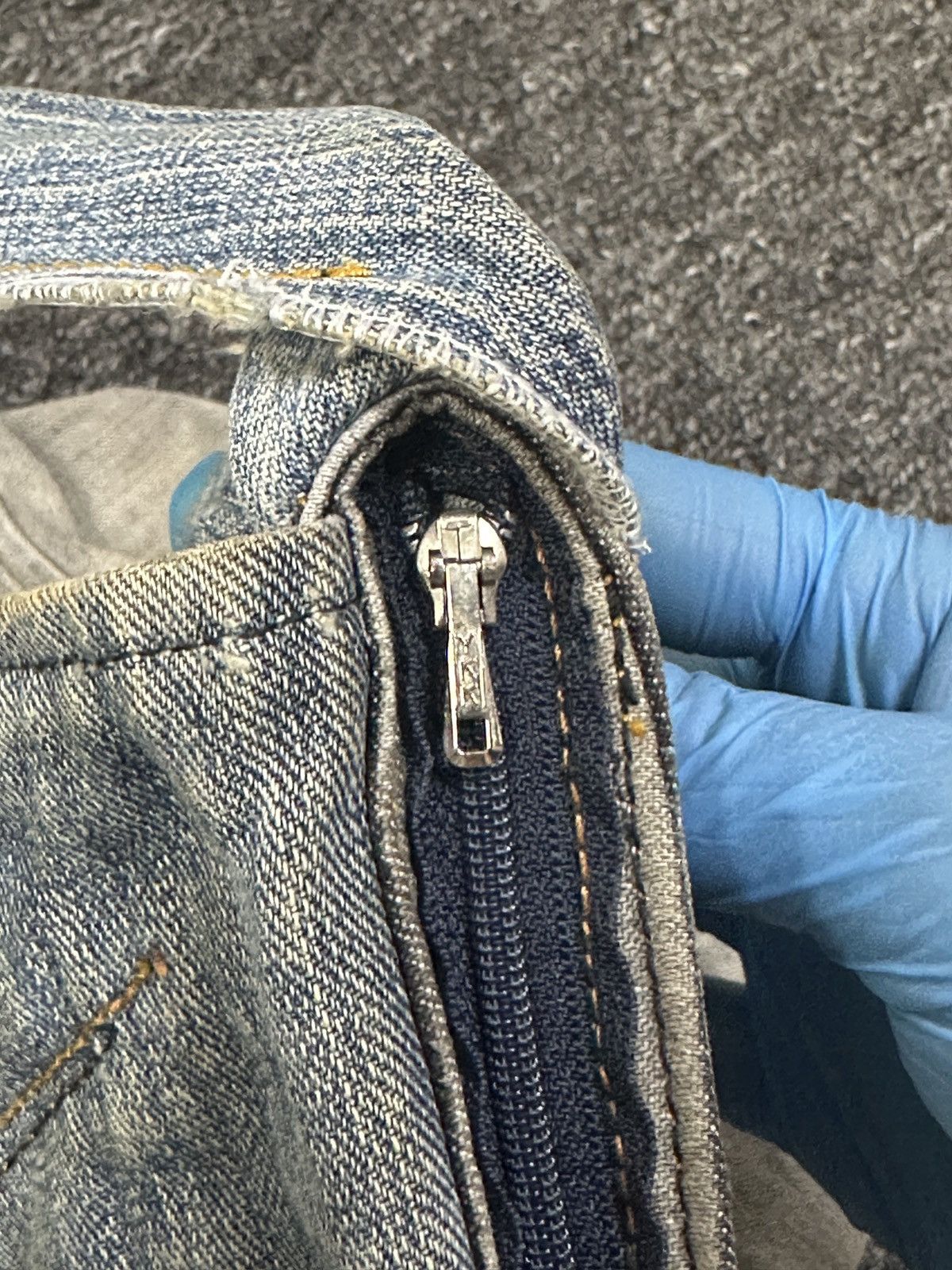 Handmade Very Rare Vintage Unbranded Jeans Custom Made Bag BGA0001 Size ONE SIZE - 10 Thumbnail