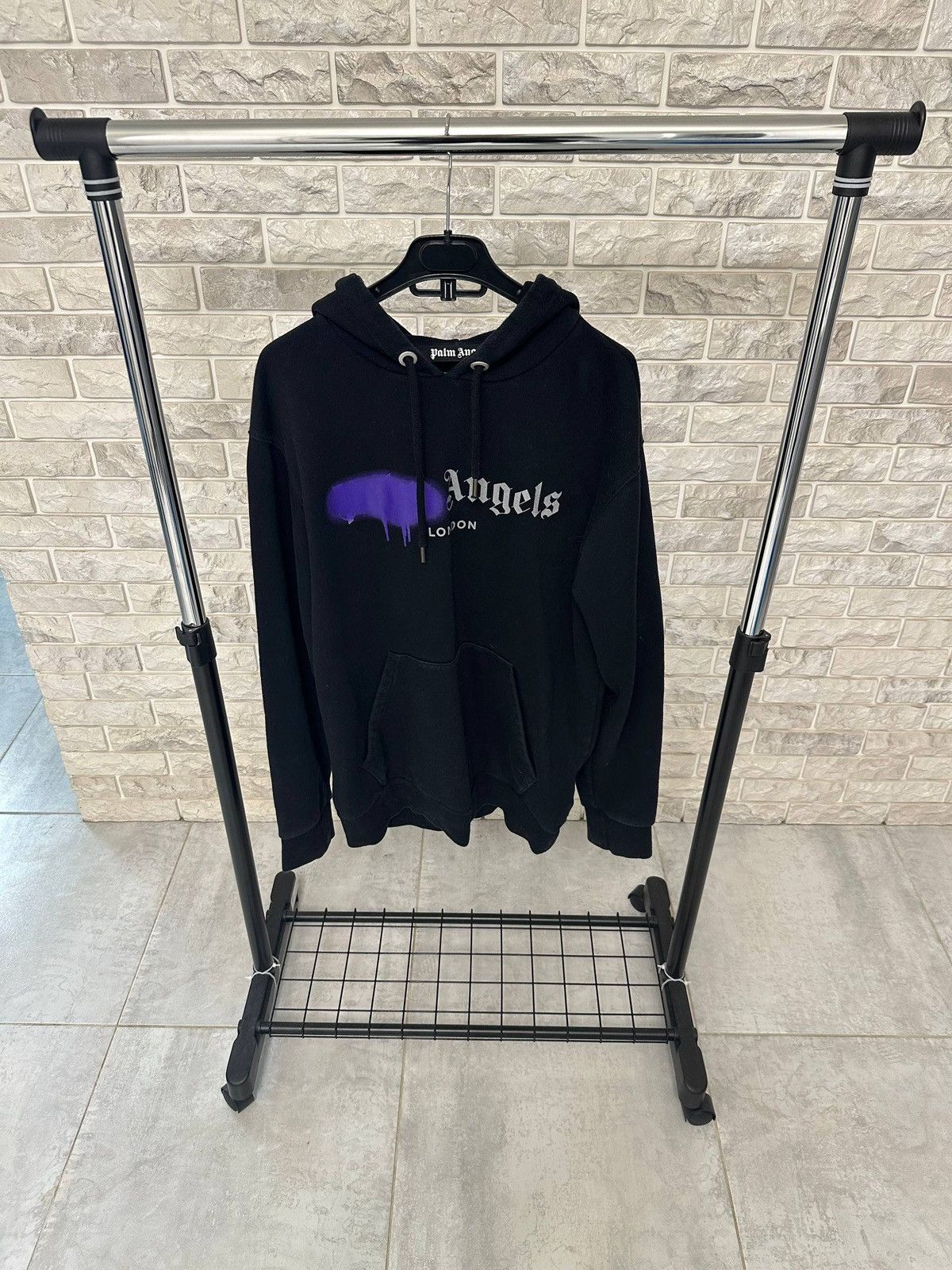 Palm Angels Palm Angels Sprayed Hoodie Size US S / EU 44-46 / 1 - 1 Thumbnail