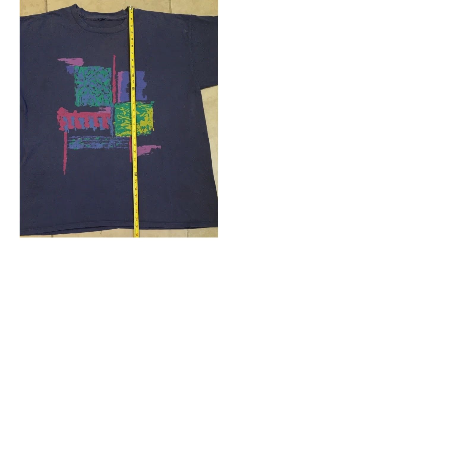 Quiksilver Vtg 90s Abstract Art Faded Shirt XXL Surf Skate Vaporwave Quiksilver OP Grunge Shirt Mens 2XL Blue Size US XXL / EU 58 / 5 - 10 Thumbnail