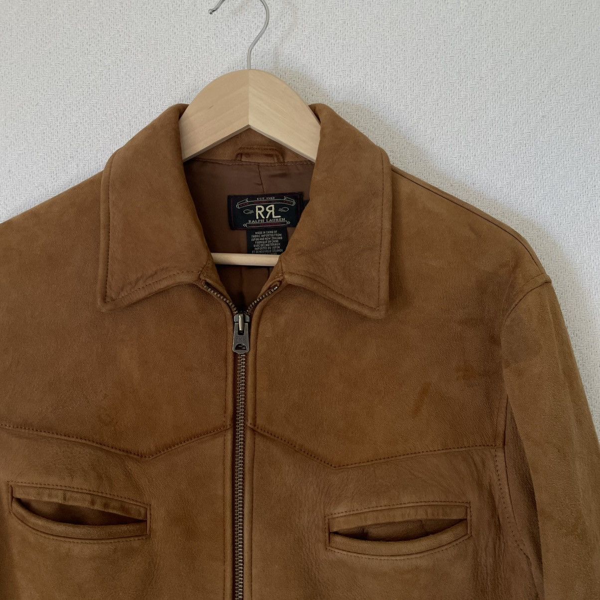 Ralph Lauren RRL Double RL Soft Lamb Suede Leather Jacket Western Safari Size US M / EU 48-50 / 2 - 6 Thumbnail