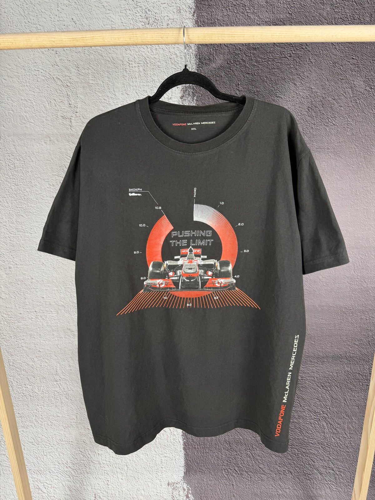 Mercedes-Benz × Vintage Vintage Rare Vodafone McLaren Mercedes pushing the limit tee Size US XXL / EU 58 / 5 - 2 Thumbnail