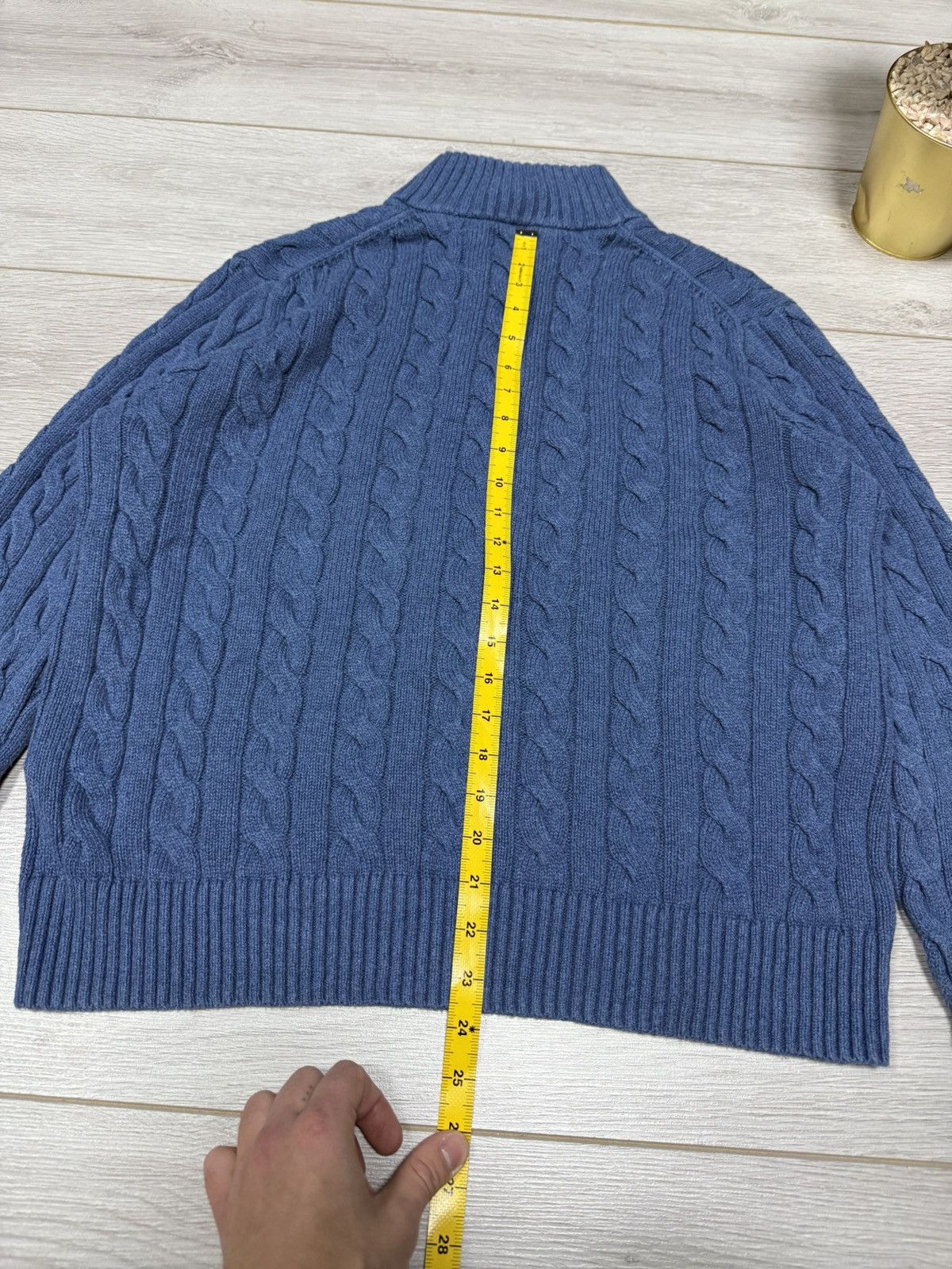 Polo Ralph Lauren Polo Ralph Lauren 1/4 zip sweater woven Size US L / EU 52-54 / 3 - 11 Thumbnail