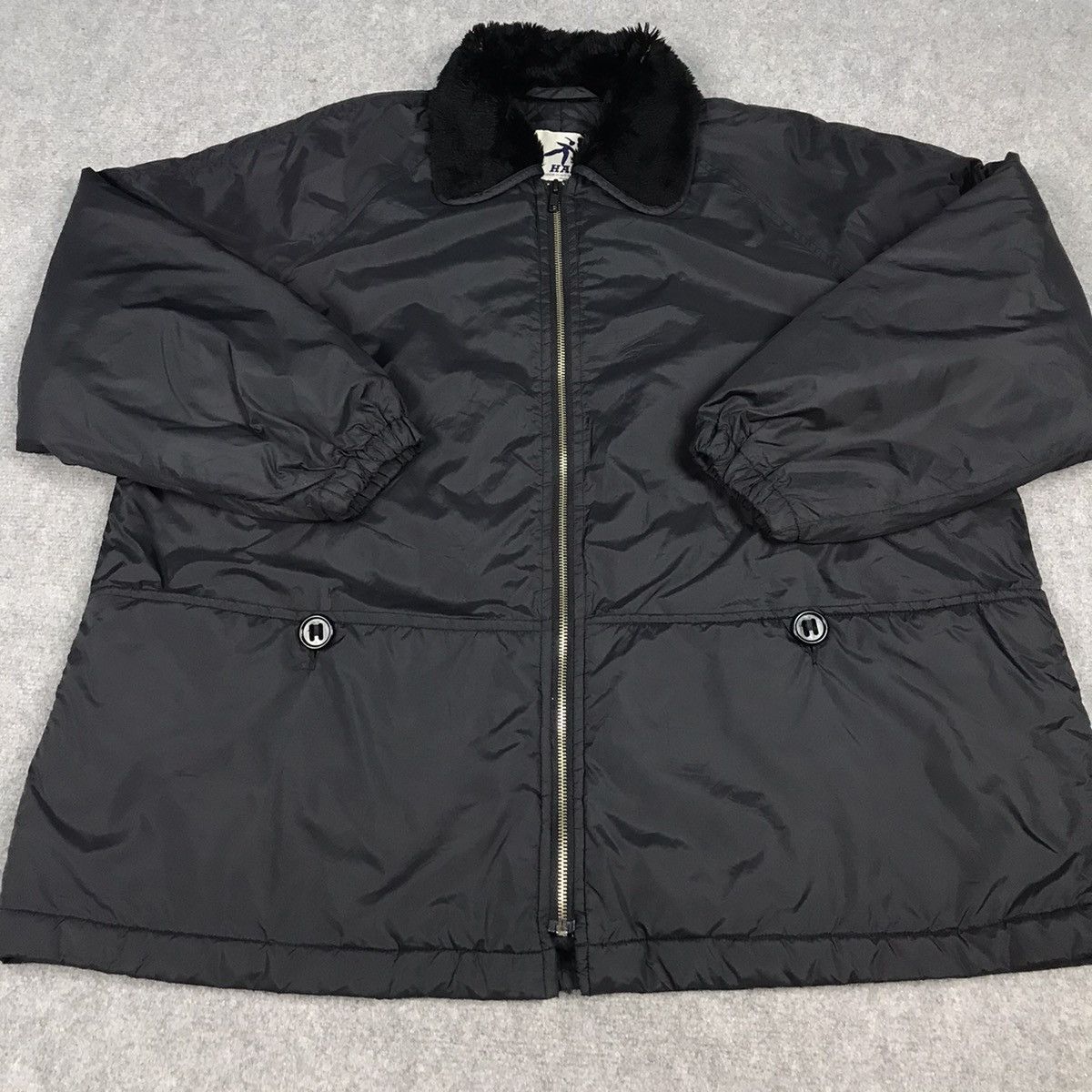 Hai Sporting Gear × Issey Miyake HAI SPORTING GEAR BY ISSEY MIYAKE BLACK OVERSIZE JACKET Size US M / EU 48-50 / 2 - 3 Thumbnail