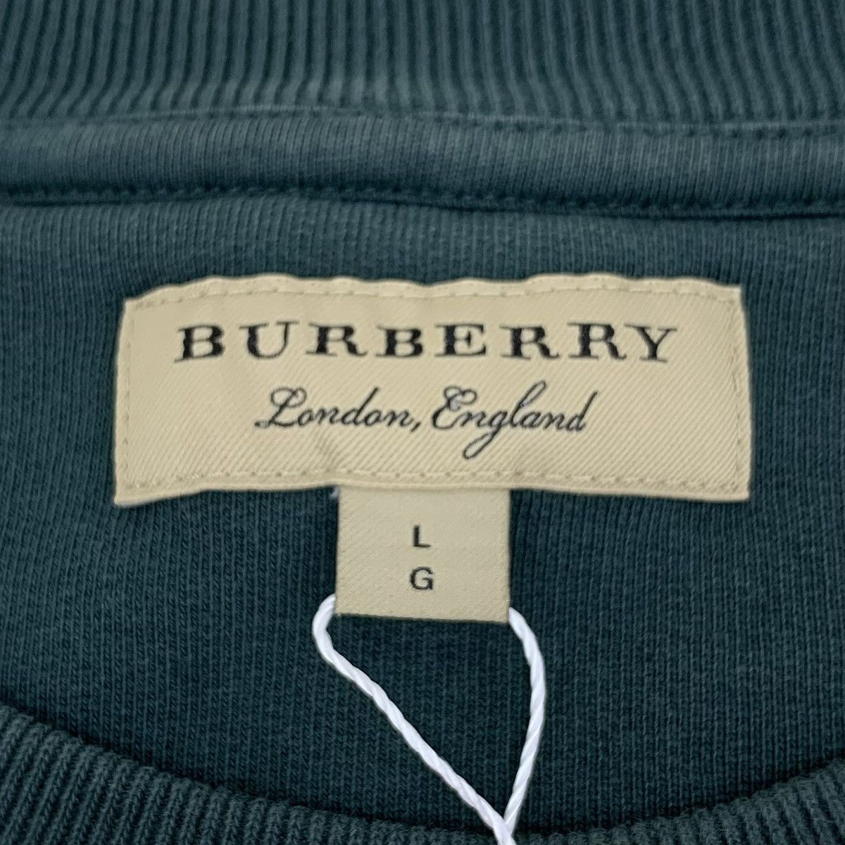 Burberry Burberry Dark Green Logo Horse Long Sleeve Sweatshirt K26WX Size US L / EU 52-54 / 3 - 5 Thumbnail