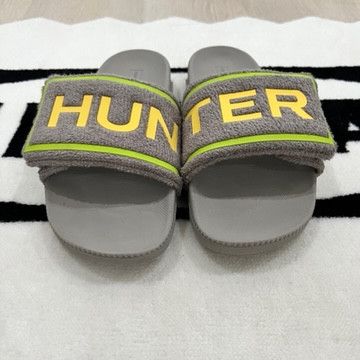 Hunter Hunter Terry Towelling Adjustable Strap Pool Slide Sandal Size US 8 / EU 41 - 2 Thumbnail