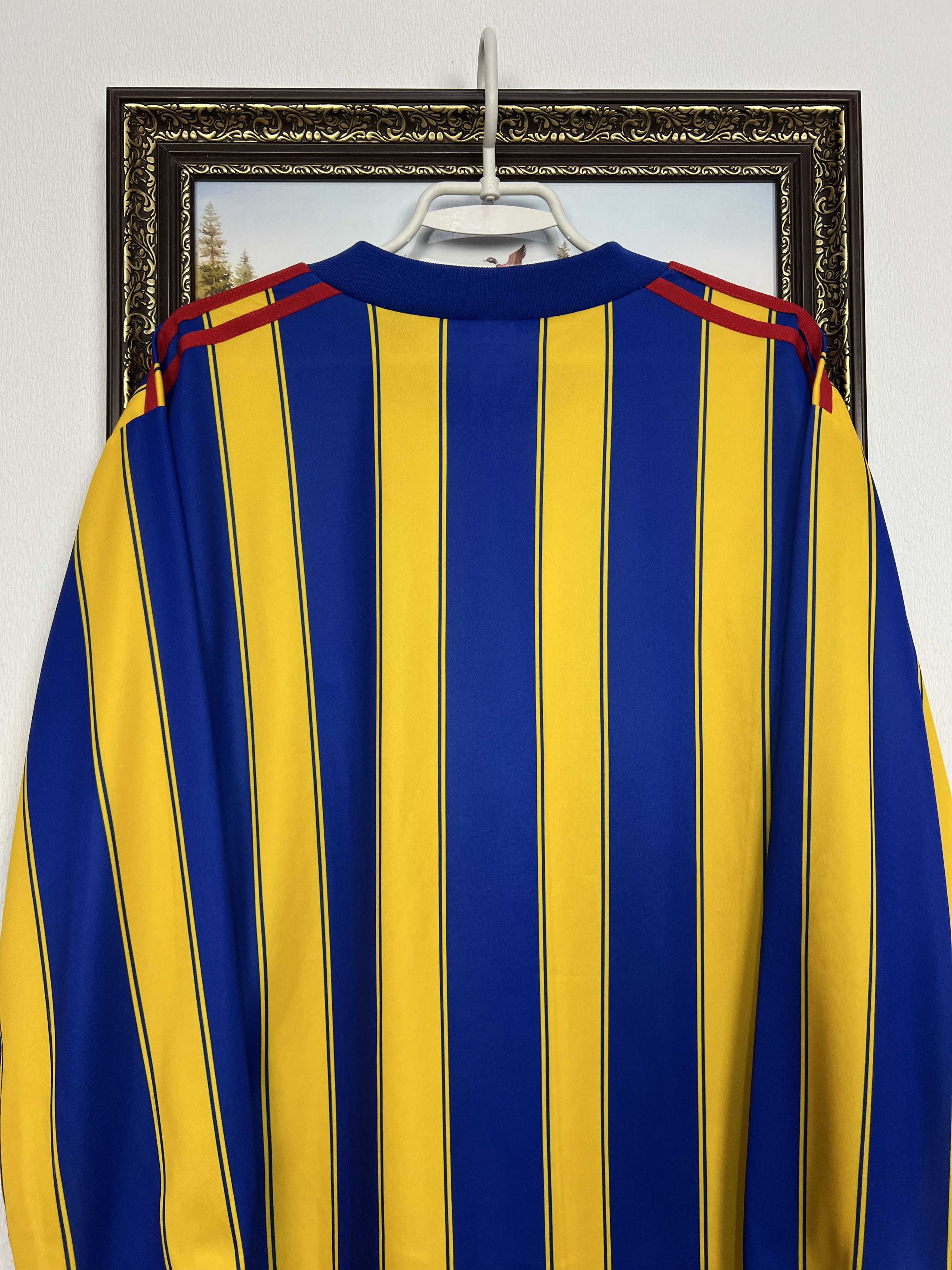Adidas Vintage Football Template Shirt Soccer Long Sleeve Jersey Size US L / EU 52-54 / 3 - 9 Thumbnail
