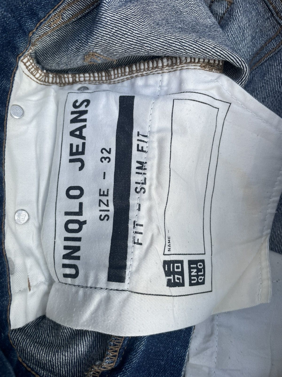 Japanese Brand × Uniqlo Uniqlo Slim Fit Selvedge Jeans Size US 34 / EU 50 - 16 Thumbnail