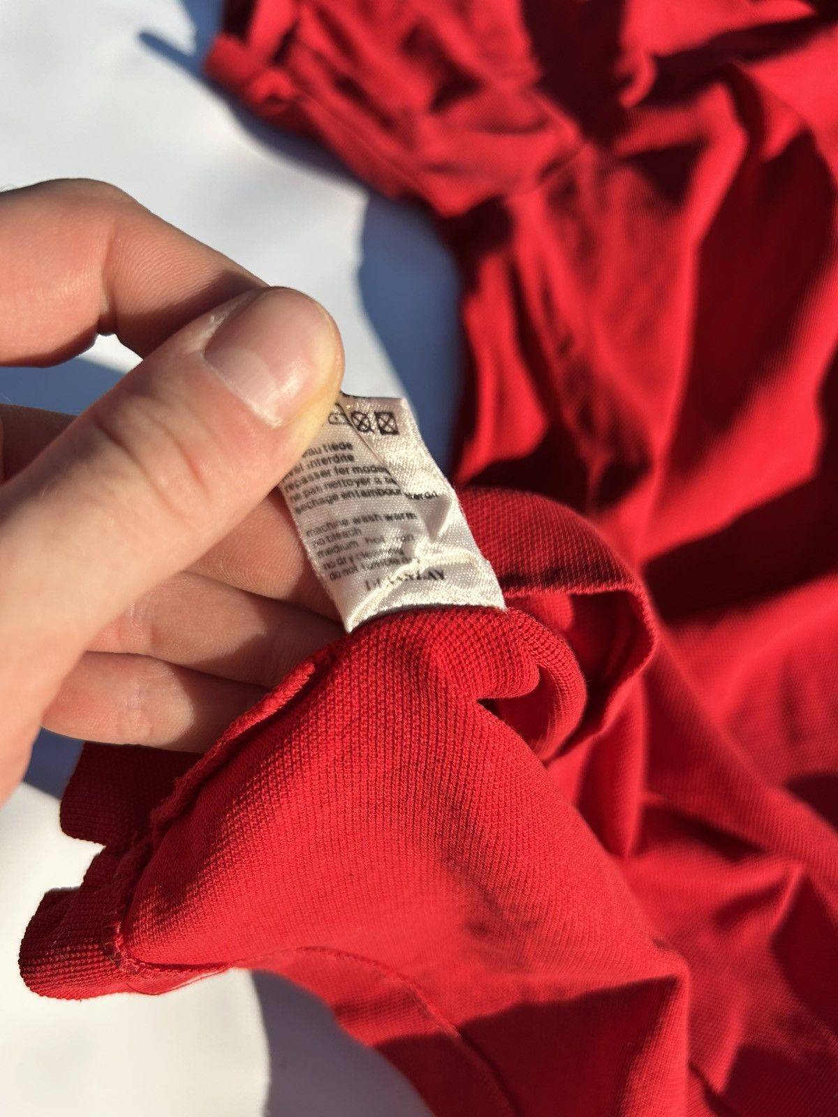 Lacoste Lacoste Vintage 90s Polo Shirt Made in France Red Size L Size US L / EU 52-54 / 3 - 9 Thumbnail