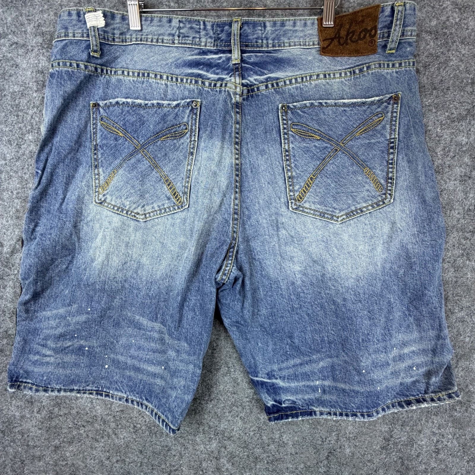 AKOO Vintage Y2K Akoo 99th Bombardier Jean Shorts Mens 42 Camo Size US 42 / EU 58 - 3 Thumbnail