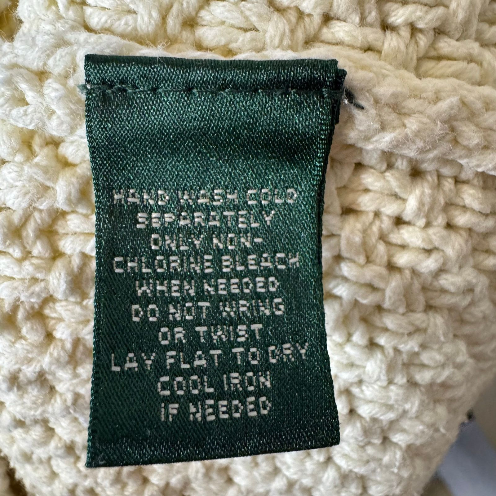 Lauren Ralph Lauren Lauren Ralph Lauren Cable Turtleneck XL Size XL / US 12-14 / IT 48-50 - 7 Thumbnail