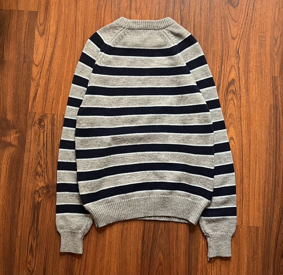 Vintage Vintage 80s David Gregg Wool Striped Sweater Romanian Made Size US M / EU 48-50 / 2 - 4 Preview