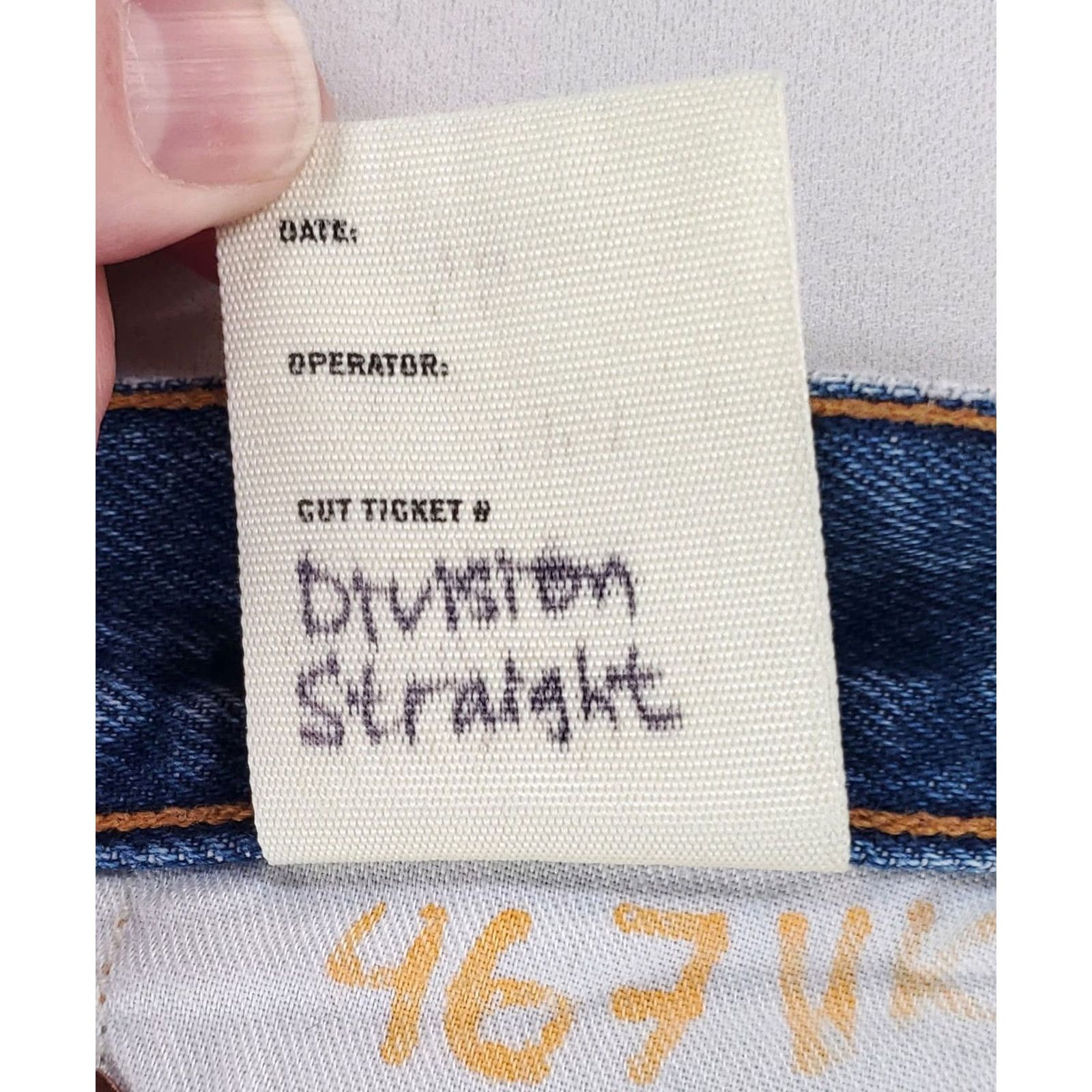 Agolde AGOLDE Jeans Womens 811 Reunion Distressed Made USA Blue 33 Straight 30 (33 x 29.5 Actual) Mens? Size 24" / US 00 / IT 34 - 5 Thumbnail