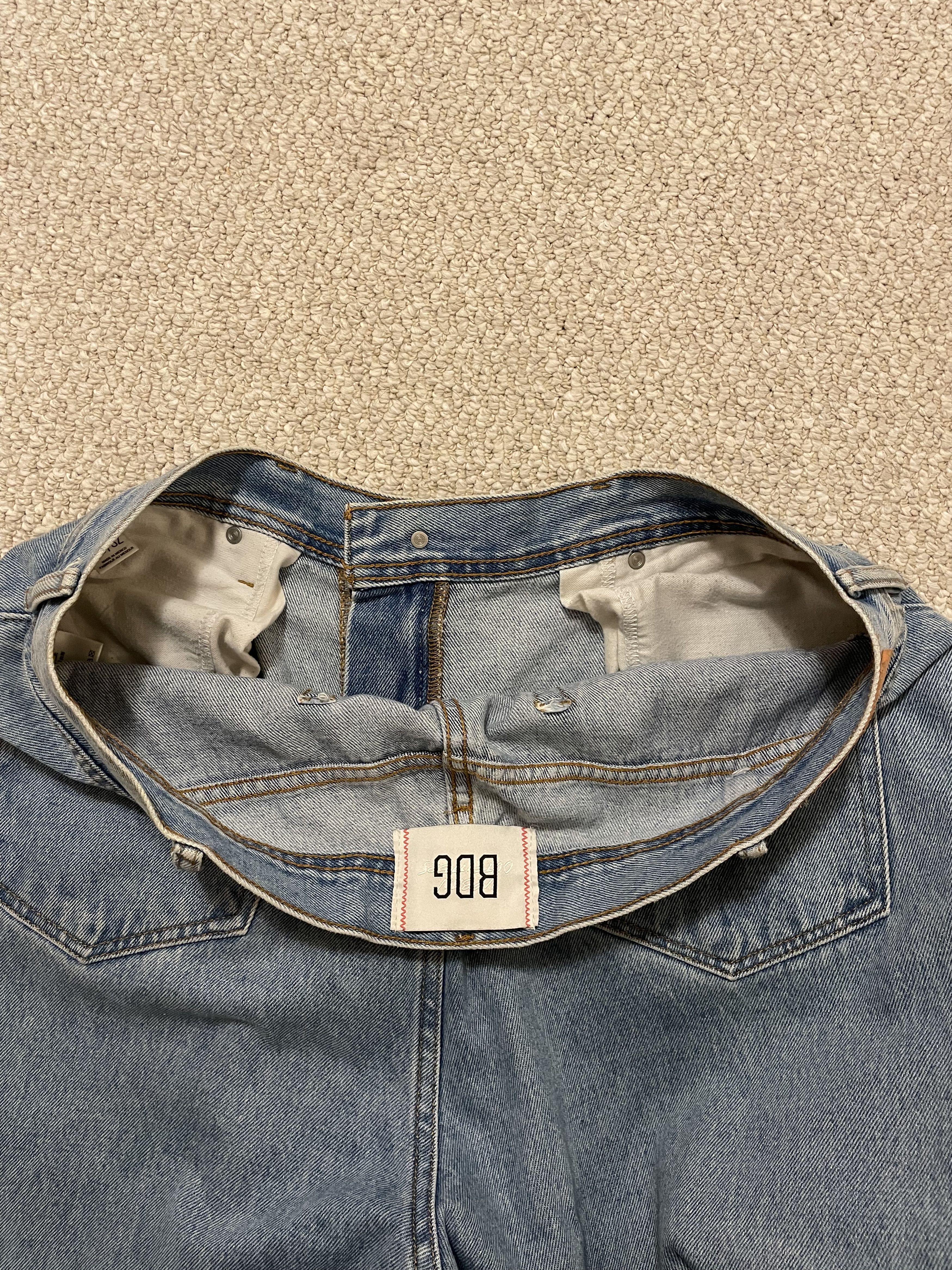 Bdg BDG Mens Blue Baggy Jeans Size US 36 / EU 52 - 6 Thumbnail