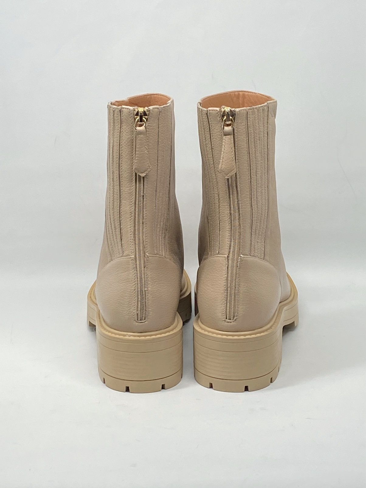 Aquazzura Aquazzura Saint Honore Leather Combat Booties size 40 Size US 10 / IT 40 - 7 Thumbnail