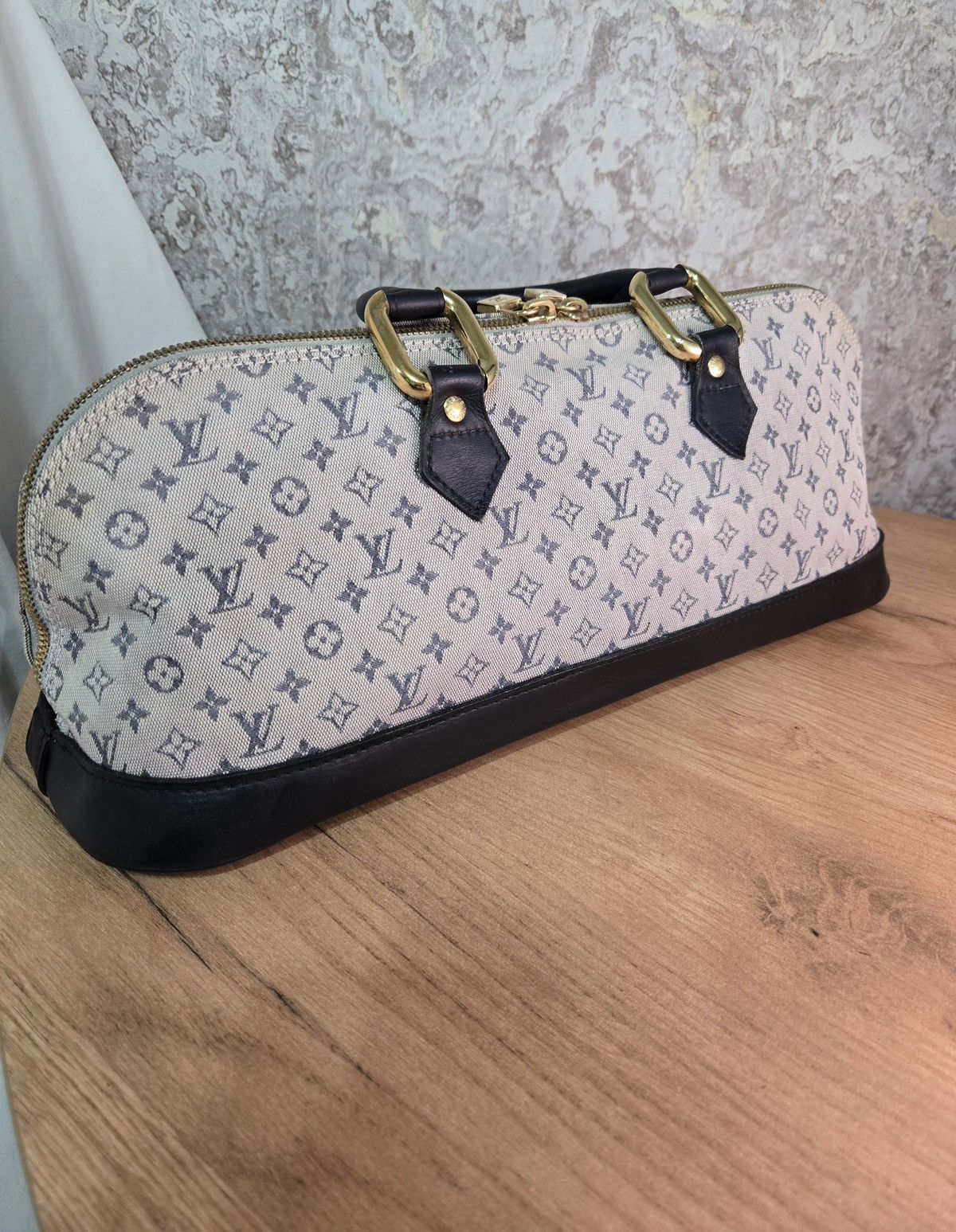 Louis Vuitton Louis Vuitton 2001 monogram mini Lin horizontal Alma Size ONE SIZE - 3 Thumbnail
