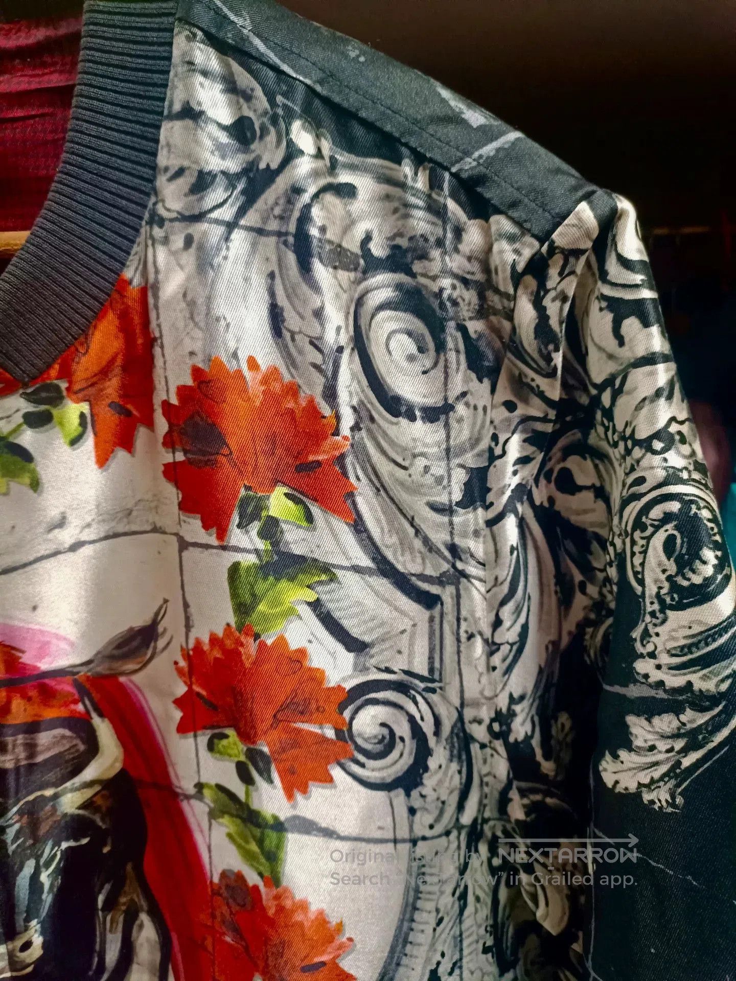 Dolce & Gabbana Dolce&Gabbana Silk Baseball Jacket. Size US L / EU 52-54 / 3 - 4 Thumbnail