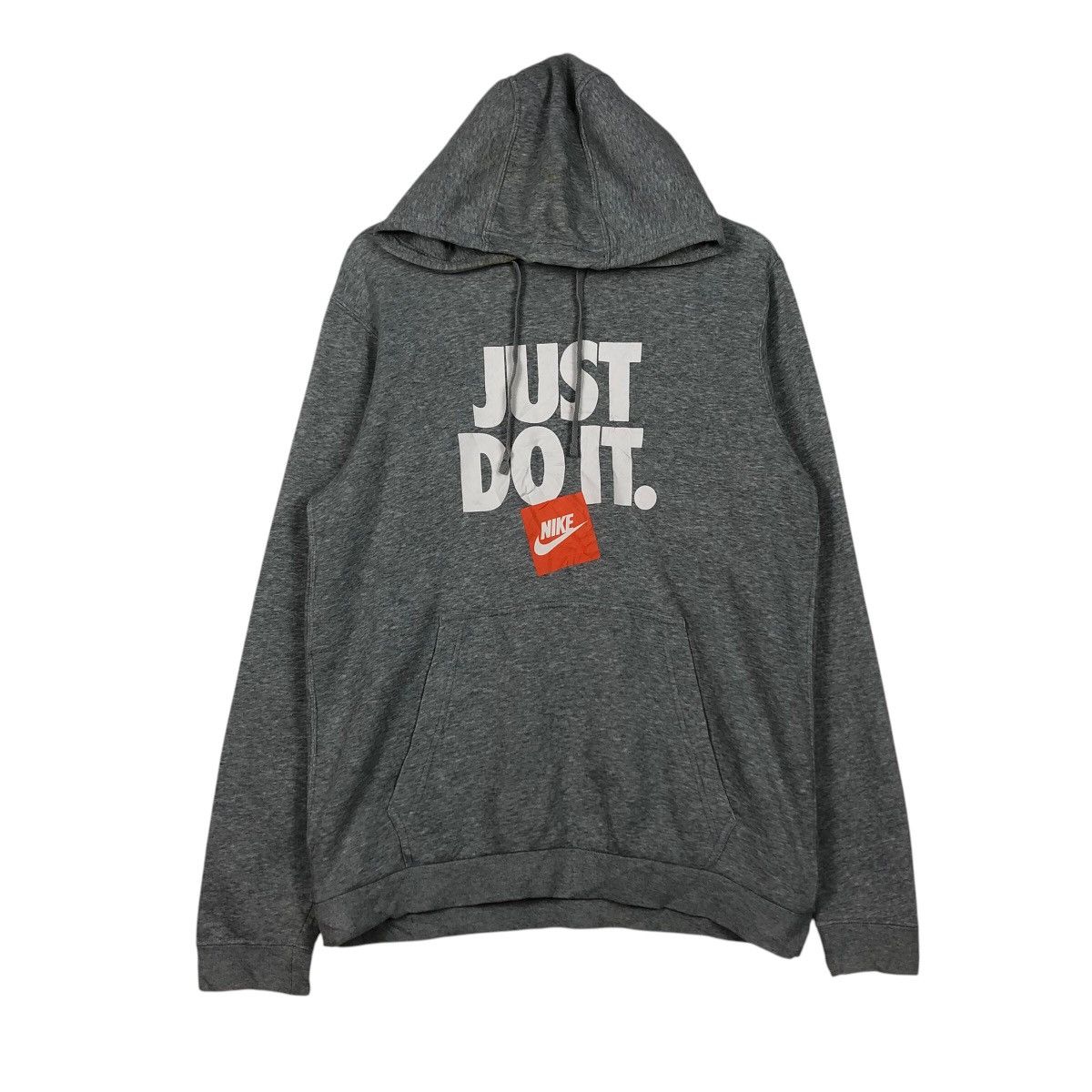 Nike 📌Nike Just Do It Big Swoosh Hoodie Pull Over Size US L / EU 52-54 / 3 - 2 Thumbnail