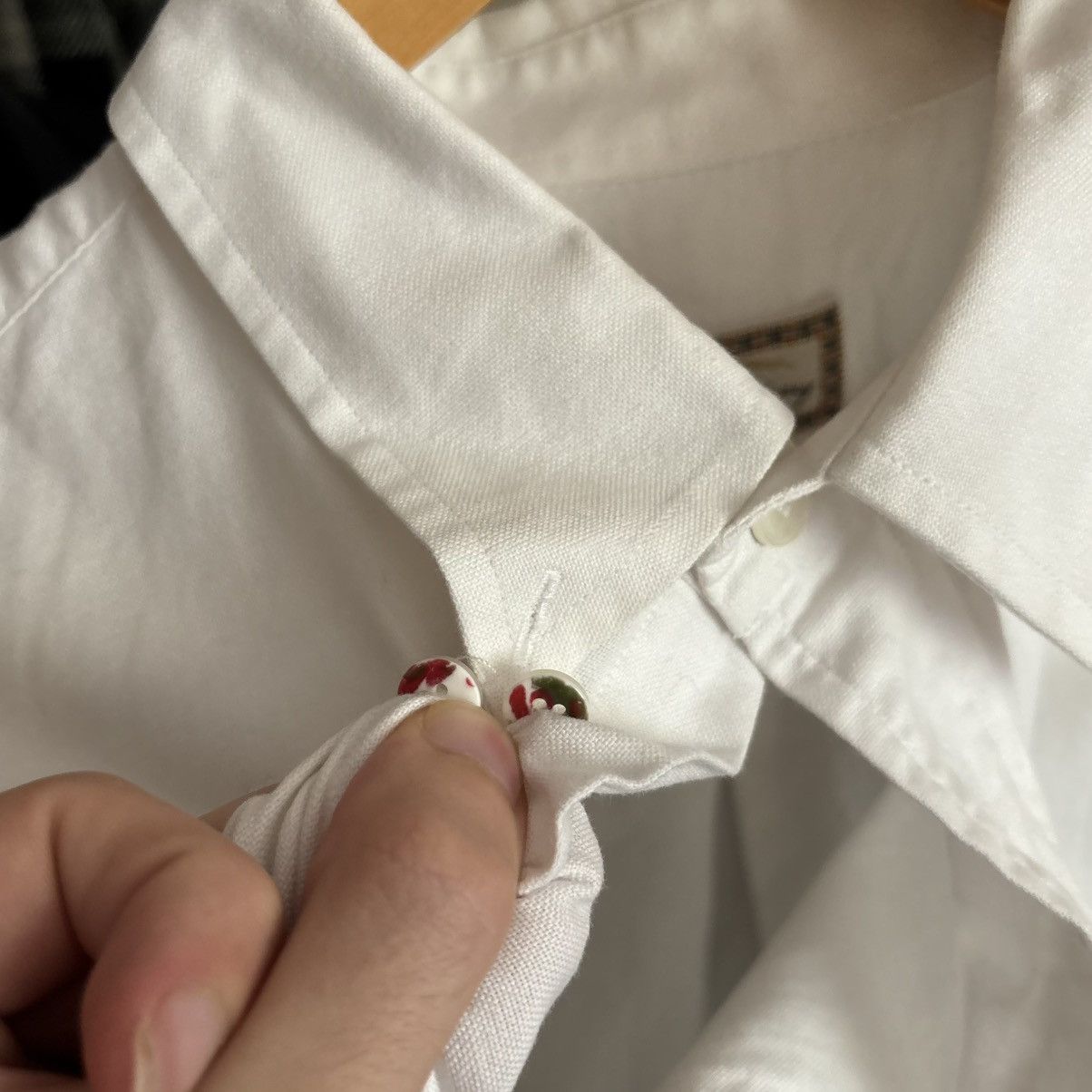 Burberry Thomas Burberry Archive 90s Utility Shirt – Made in England Size US XXL / EU 58 / 5 - 4 Thumbnail