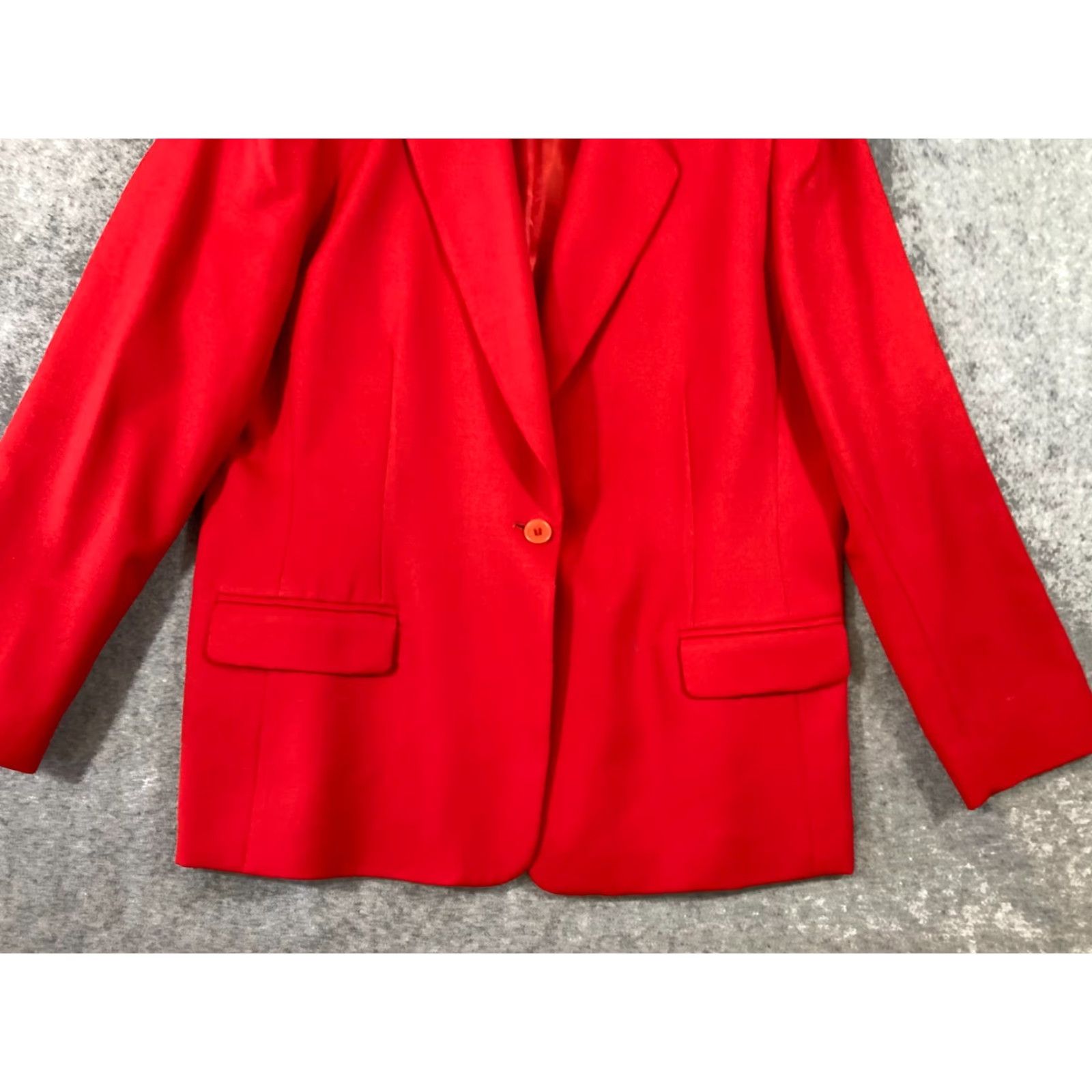 Pendleton VINTAGE Pendleton Blazer Coat Women 16 Red Wool Lined Notch Pockets 90s Classic Preppy Mens/undefined? Size XXL / US 16-18 / IT 52-54 - 4 Thumbnail