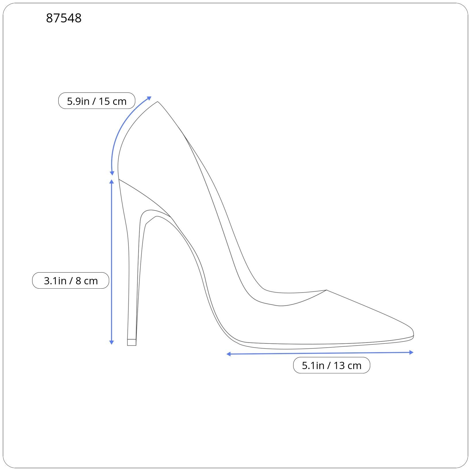 Other BIBI LOU AUREA EU37 Blue Suede Leather Pointed Toe 87548 Size US 6 / IT 36 - 3 Thumbnail
