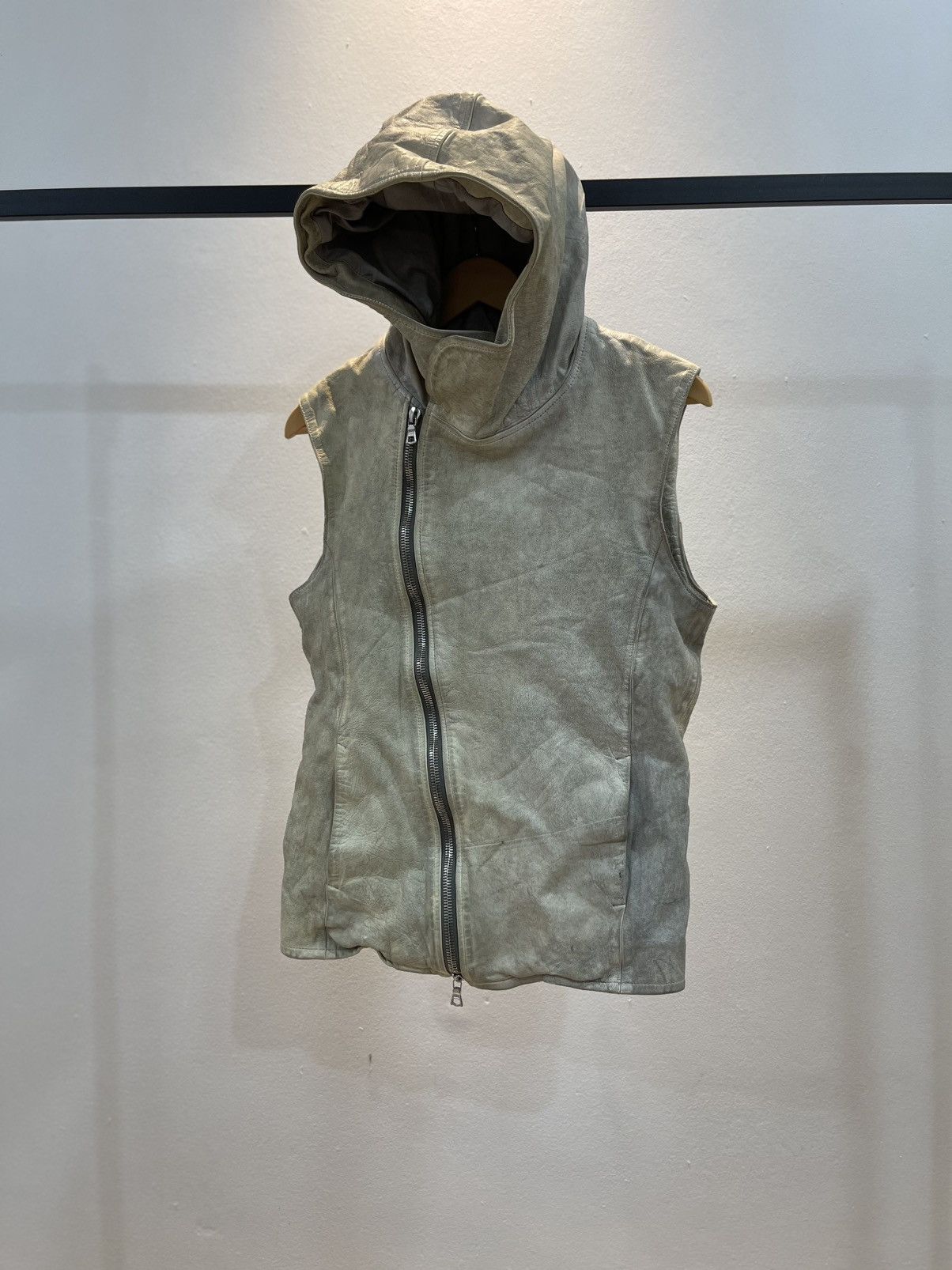Isamu Katayama Backlash ISAMU KATAYAMA BACKLASH Vest Hoodie Leather Size US M / EU 48-50 / 2 - 1 Thumbnail