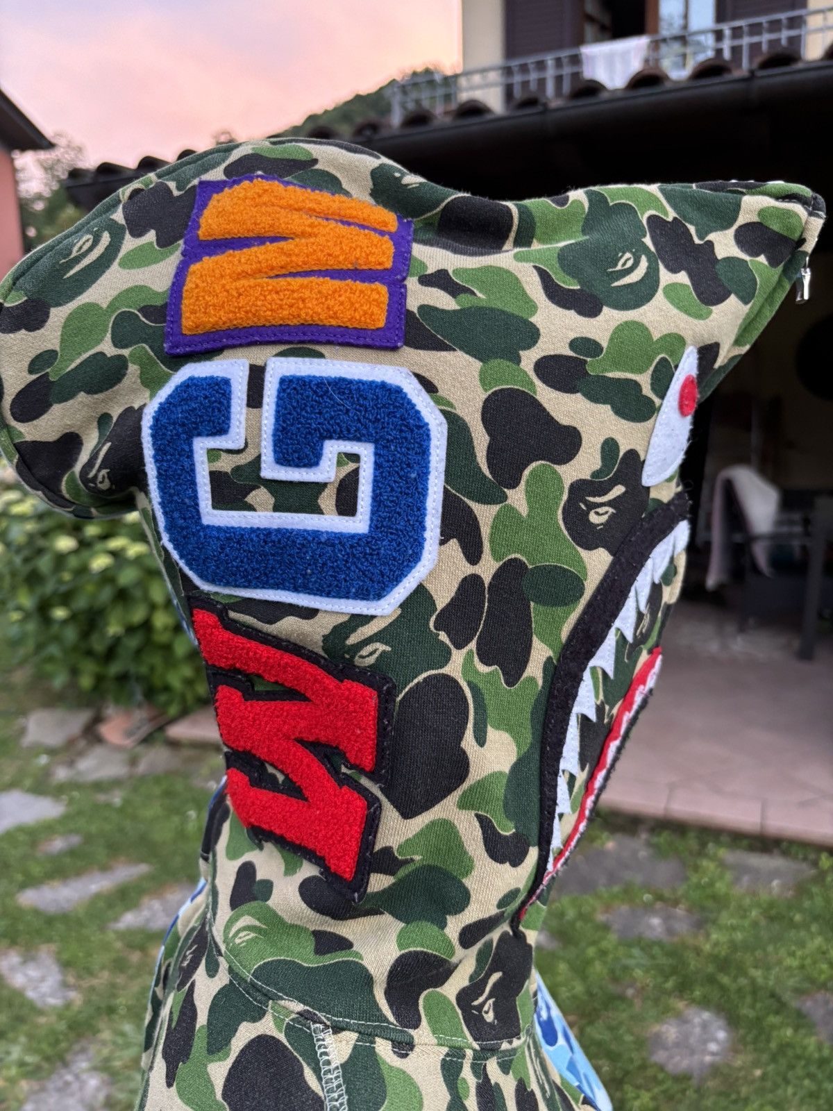 Bape bape ABC shark hoodie Size US XL / EU 56 / 4 - 4 Thumbnail