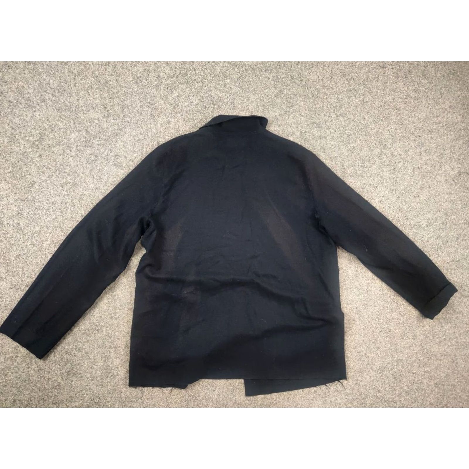 YMC YMC You Must Create Design Jacket Women XL Navy Blue Wool Overshot Overiszed All Seasons Fall Spring Summer Size XL / US 12-14 / IT 48-50 - 6 Thumbnail