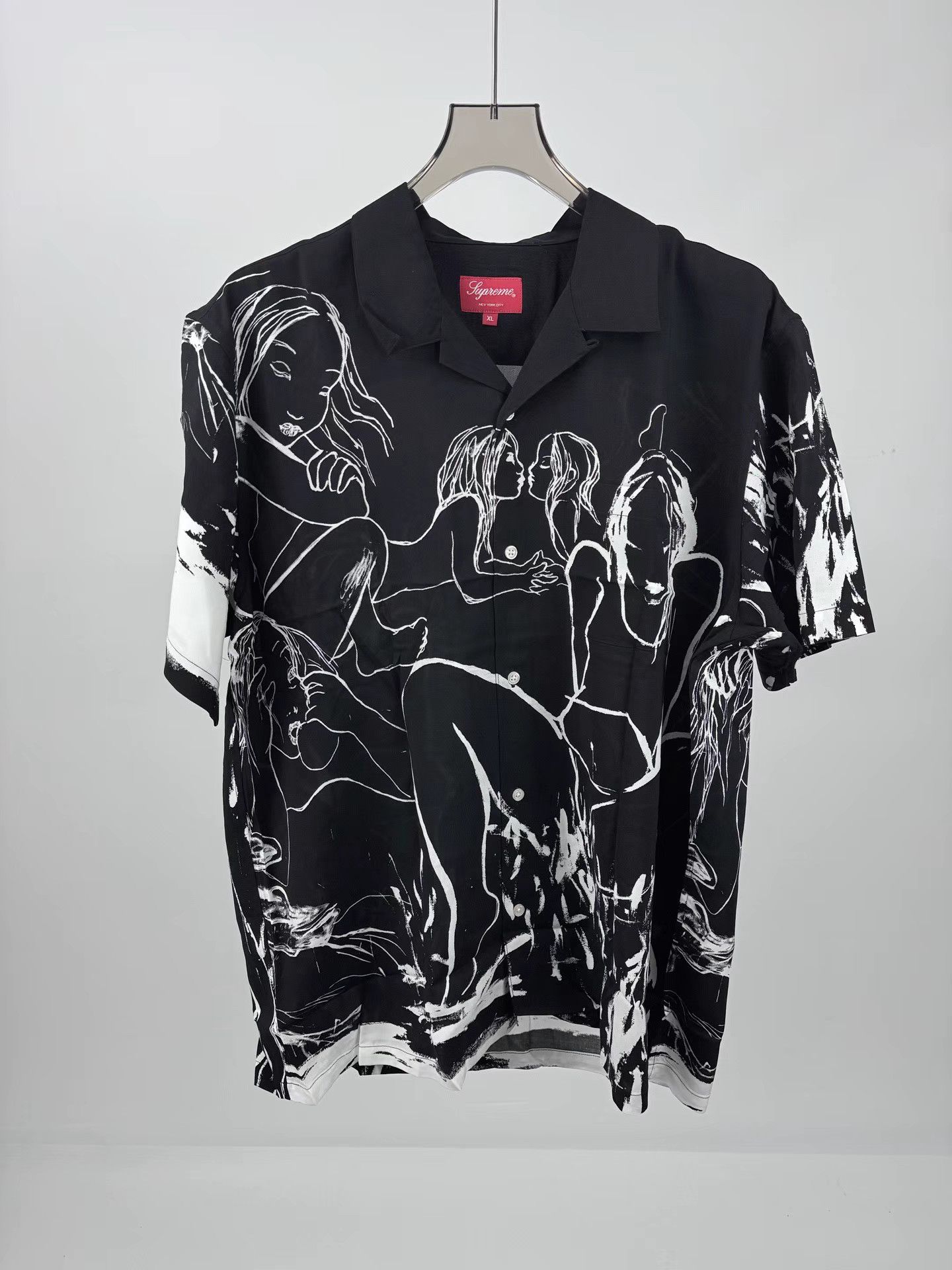 Supreme SUPREME × RITA ACKERMANN Graffiti Short Sleeve Shirt Size US XL / EU 56 / 4 - 1 Thumbnail