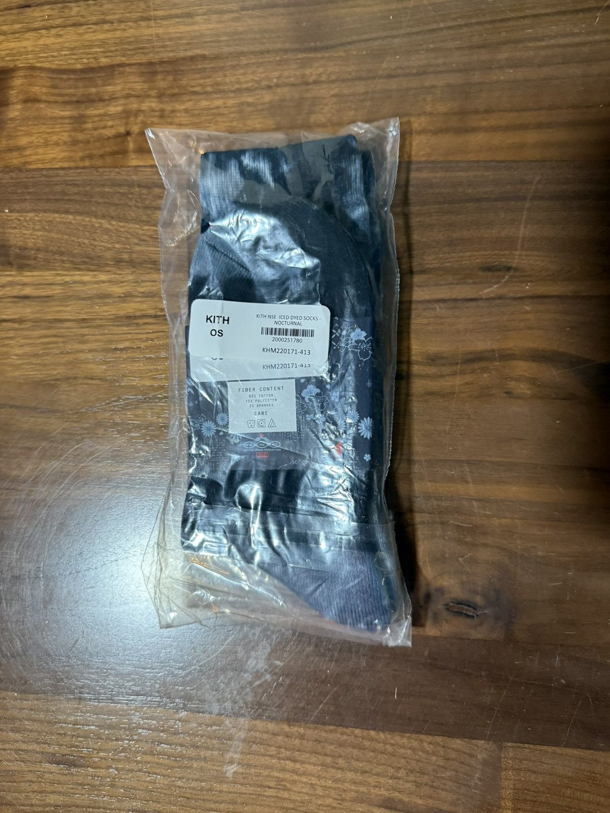 Columbia × Kith Kith Columbia NSE Iced Dyed Socks Nocturnal Embroidered Logo Size ONE SIZE - 5 Thumbnail