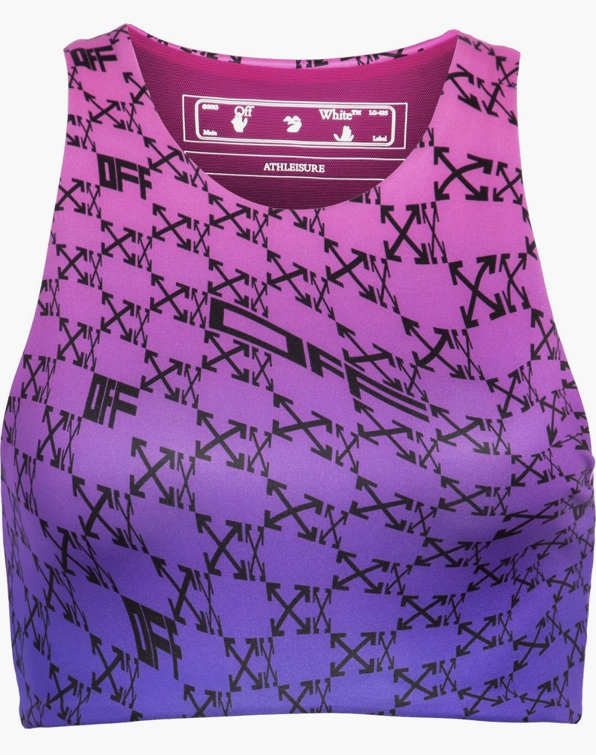 Off-White Off-White Monogram Sports Bra in Fuchsia Black size S Size S / US 4 / IT 40 - 4 Thumbnail