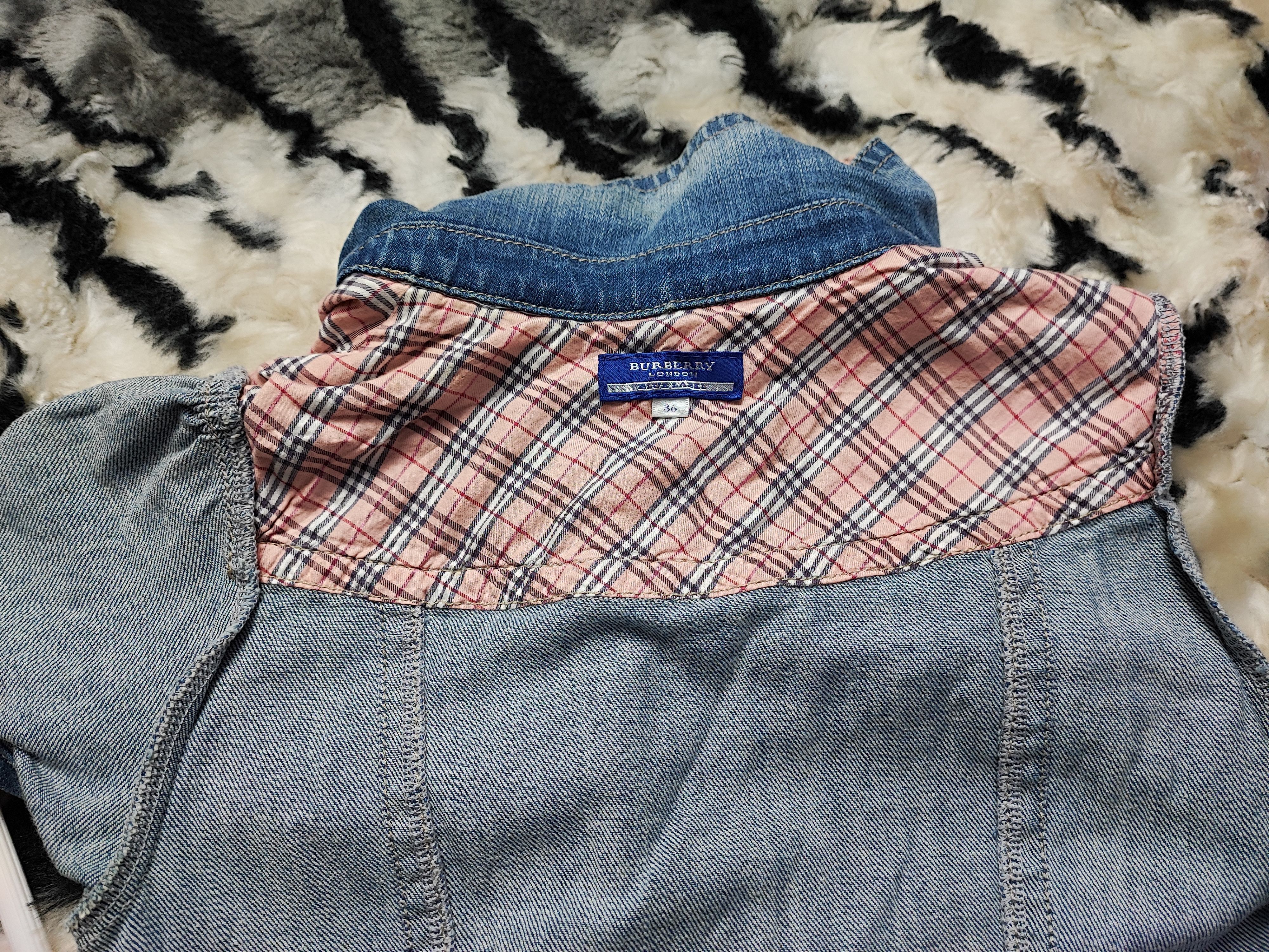 Burberry Vintage Burberry Blue Label Jeans Mini Dress Size XS / US 0-2 / IT 36-38 - 23 Thumbnail