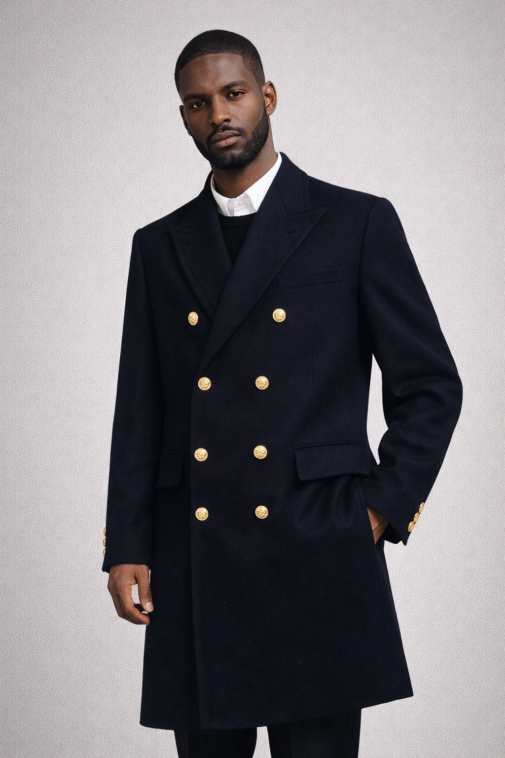 Other Custom Double-Breasted Allure Overcoat — Michael Andrews Size US L / EU 52-54 / 3 - 1 Thumbnail