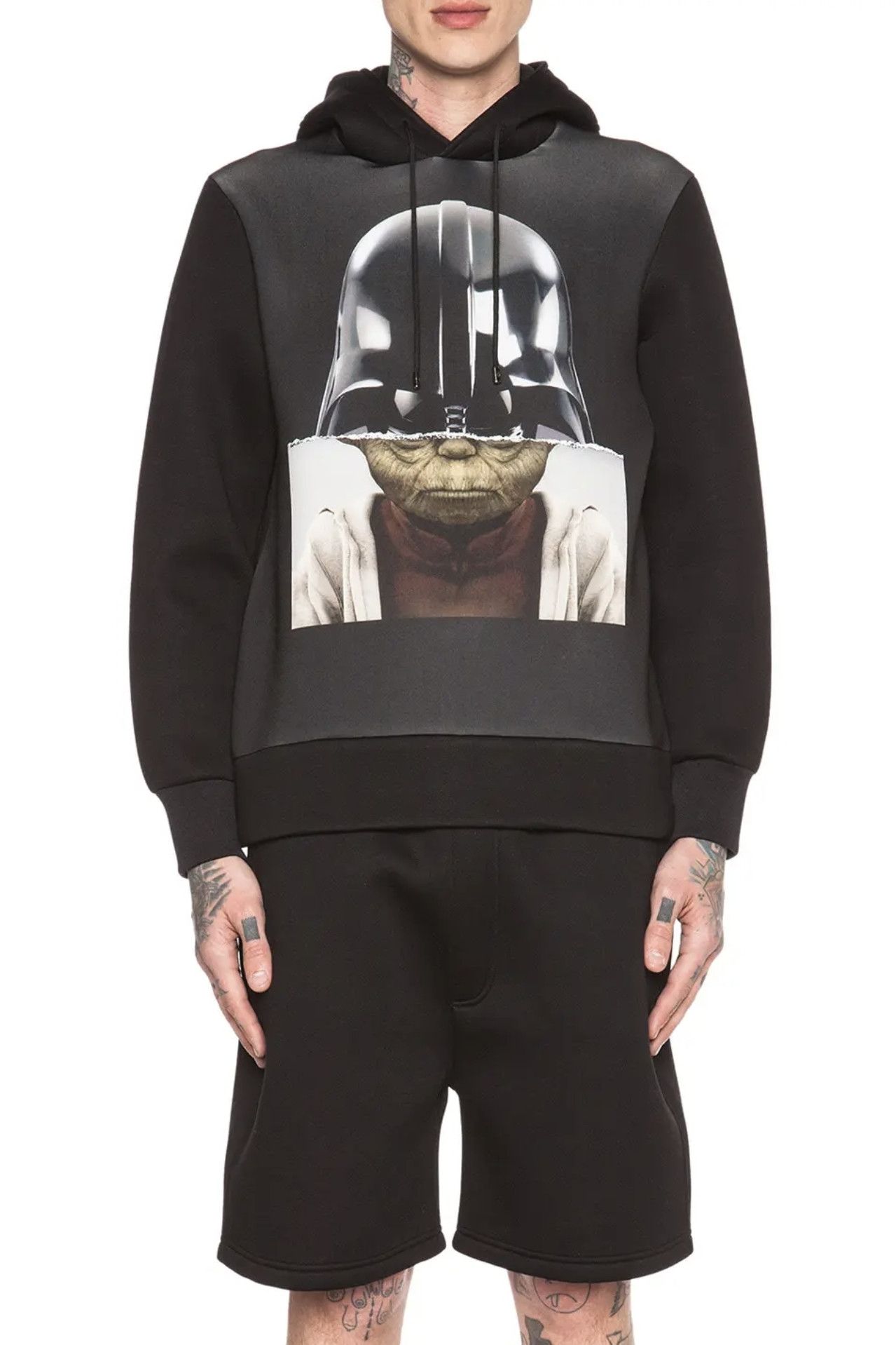 Neil Barrett Neil Barrett "Darth Yoda" Black Hoodie Sweatshirt Size US XS / EU 42 / 0 - 1 Thumbnail