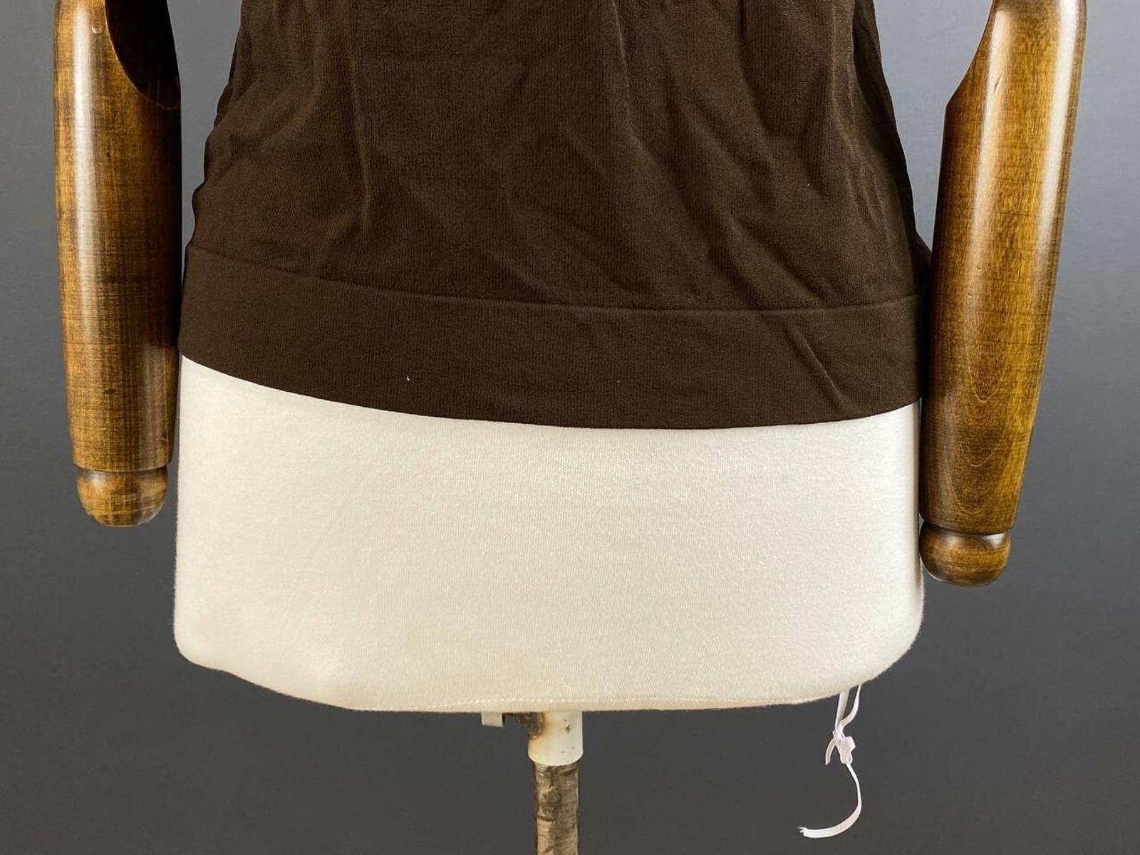 Escada Escada Brown Short Sleeve High Neck Top Blouse Size 42 Size M / US 6-8 / IT 42-44 - 10 Thumbnail