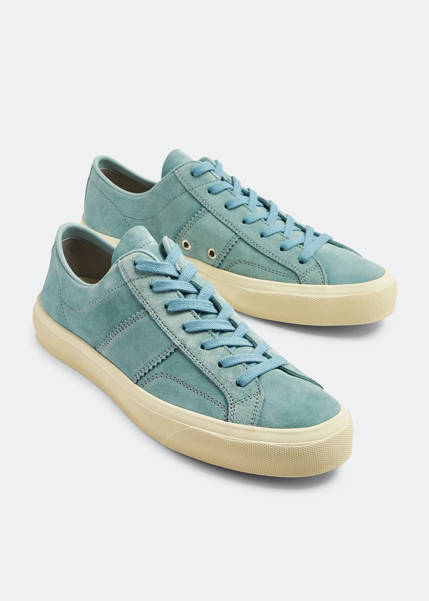 Tom Ford o1loc1c0824 Cambridge Sneakers in Light Blue Size US 10.5 / EU 43-44 - 5 Thumbnail
