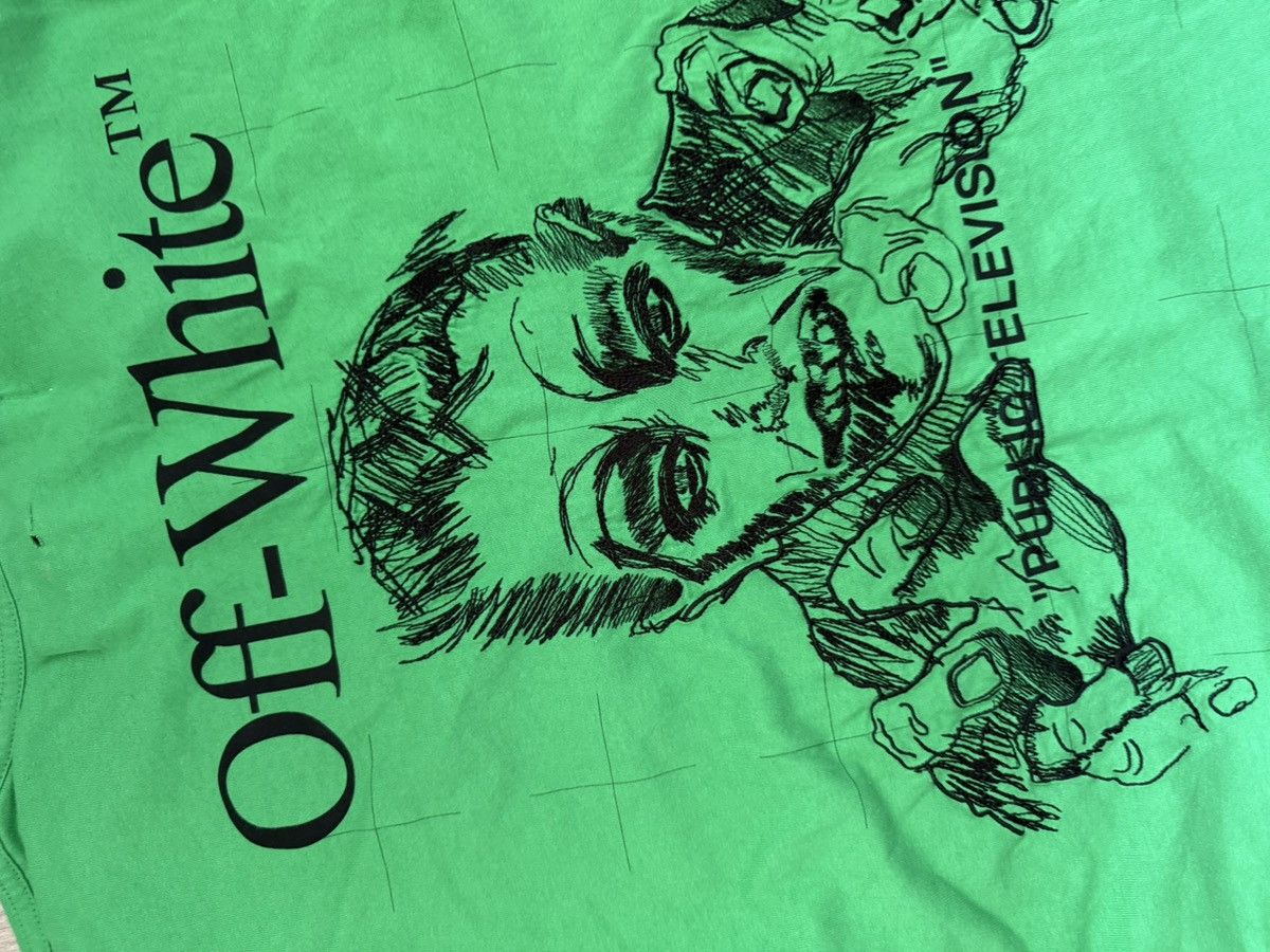 Off-White OFF-WHITE Virgil Abloh x Mirko Artist ON AIR logo print used Size US L / EU 52-54 / 3 - 22 Thumbnail