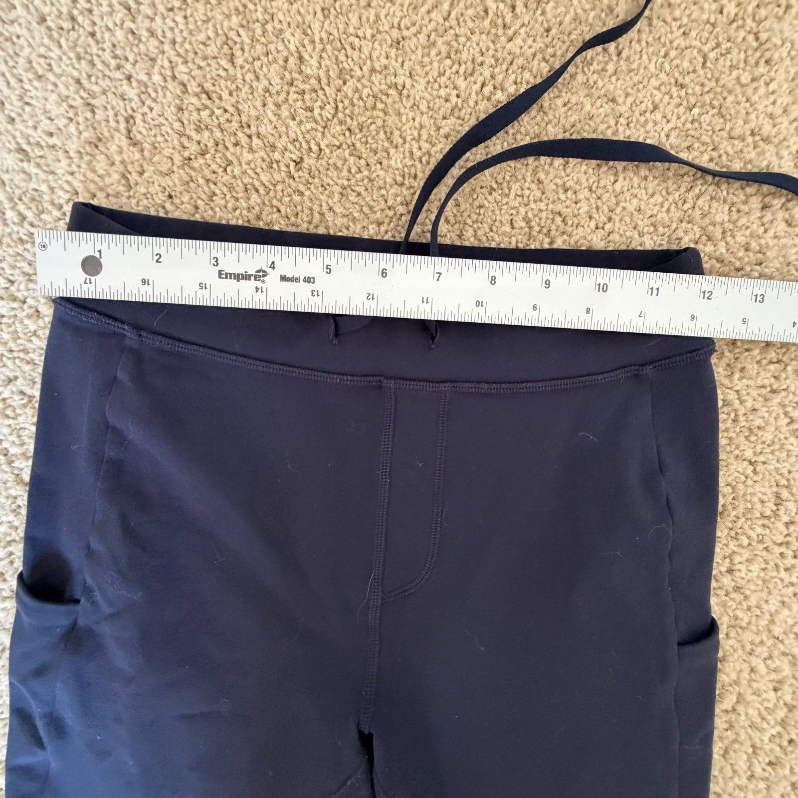 Alo Alo Yoga Checkpoint High Waist Pocket 7/8 Leggings Small Size 27" / US 4 / IT 40 - 6 Thumbnail